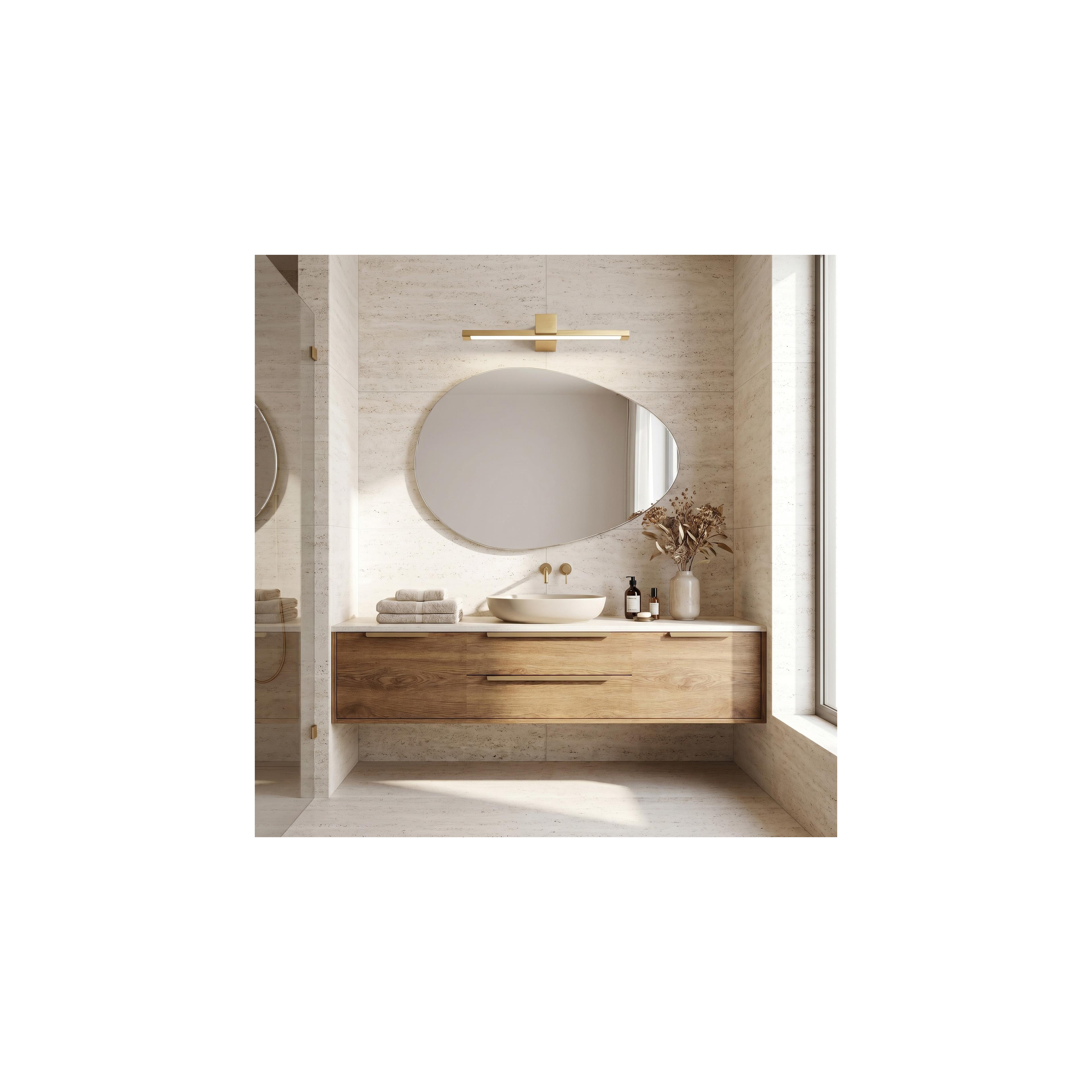 LED аплик за баня SWE047-1W 60cm GOLD BRUSH
