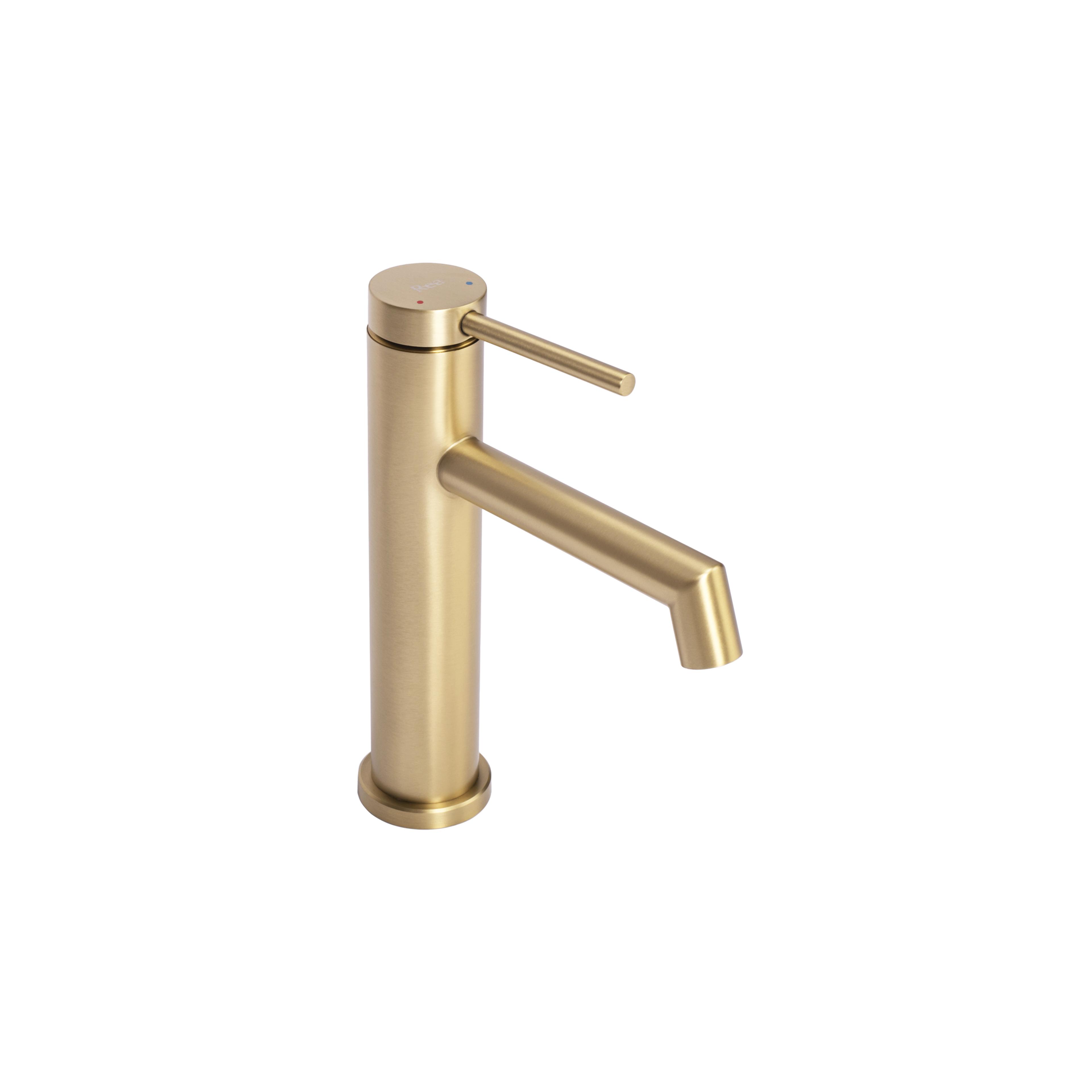 Waschbeckenarmatur Rea Foss GOLD BRUSH Low