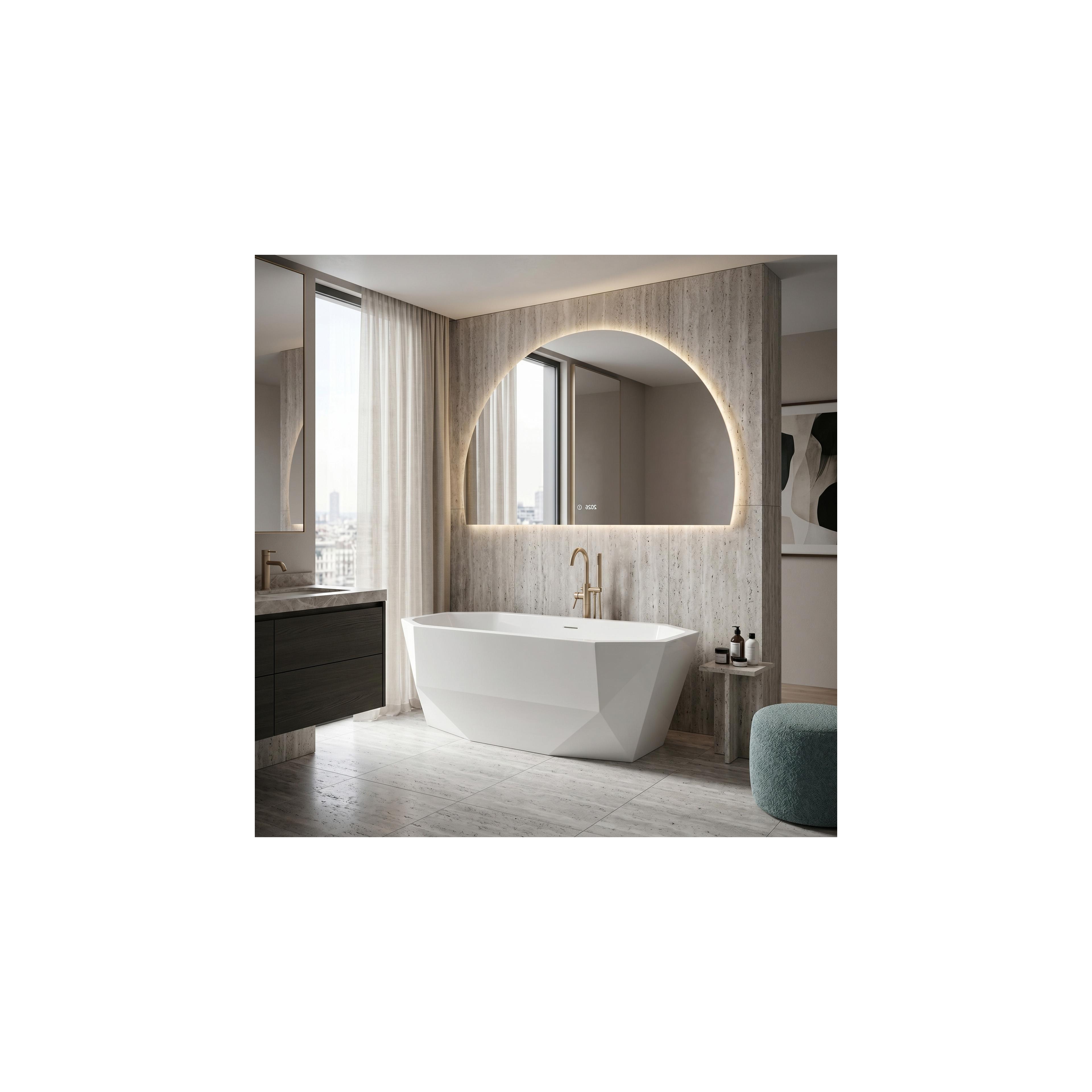 Freistehende Badewanne Rea Diamanti 170