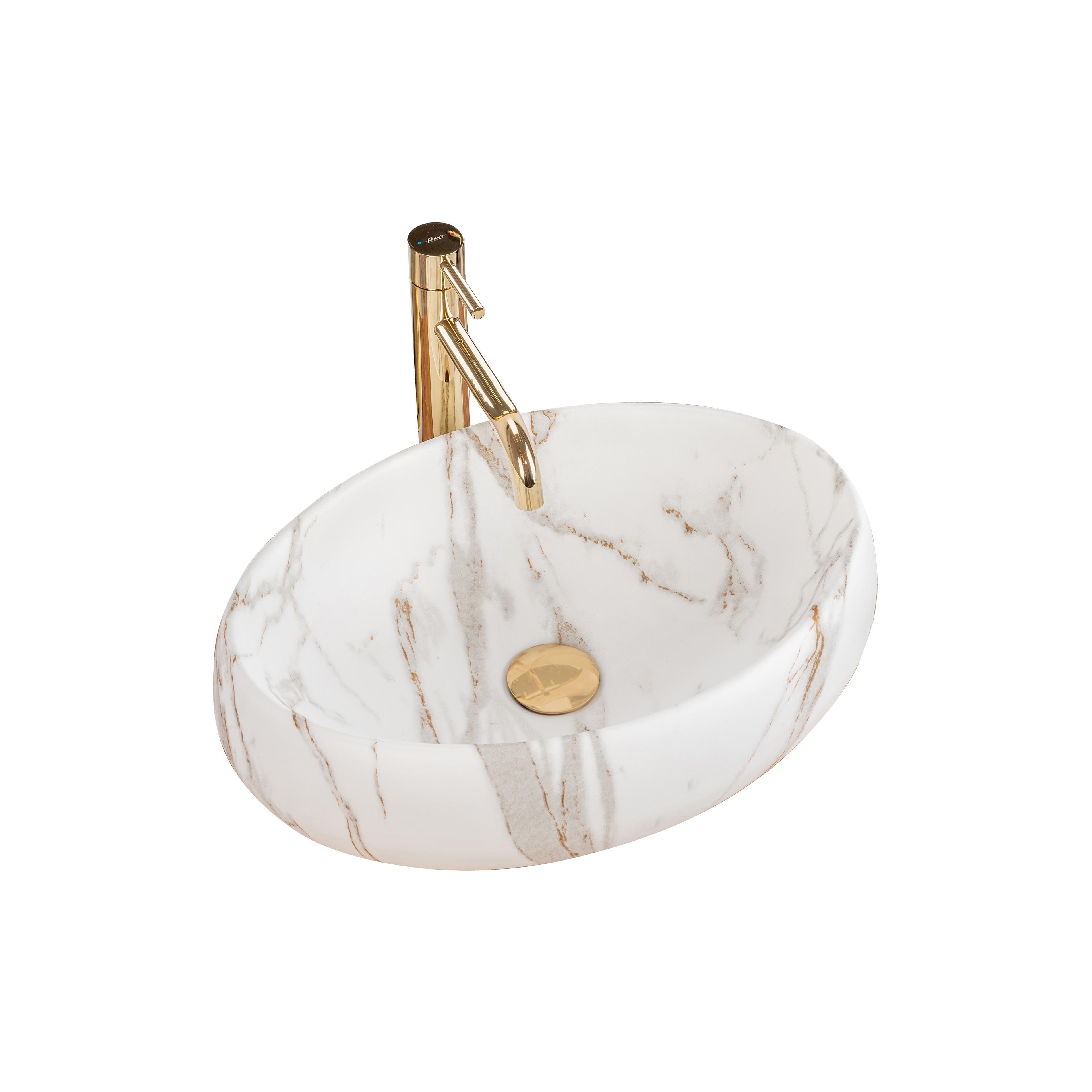 Countertop washbasin Rea Linda Lava Mat