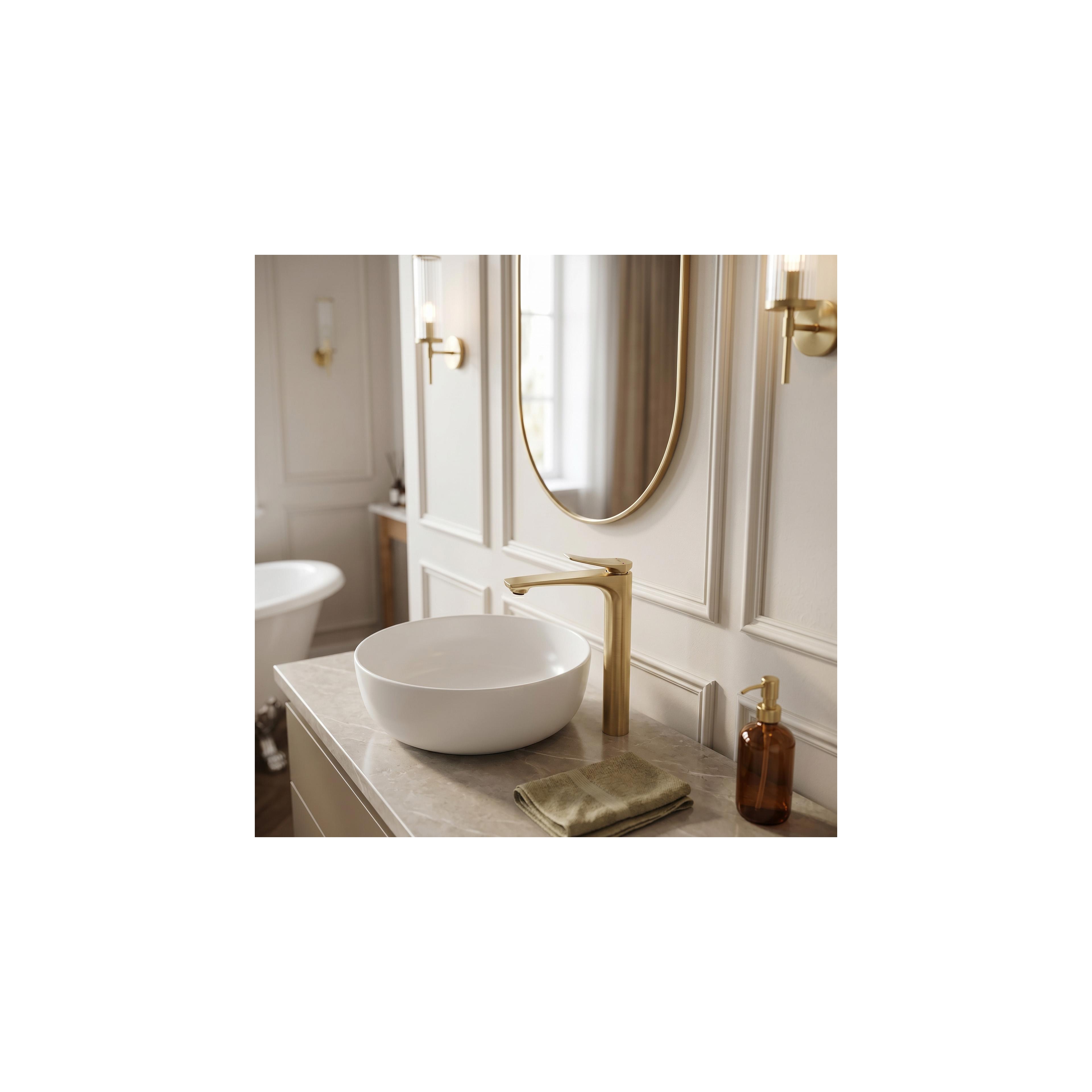 Robinet de lavabo PREMIUM Rea Vision Brush Gold High