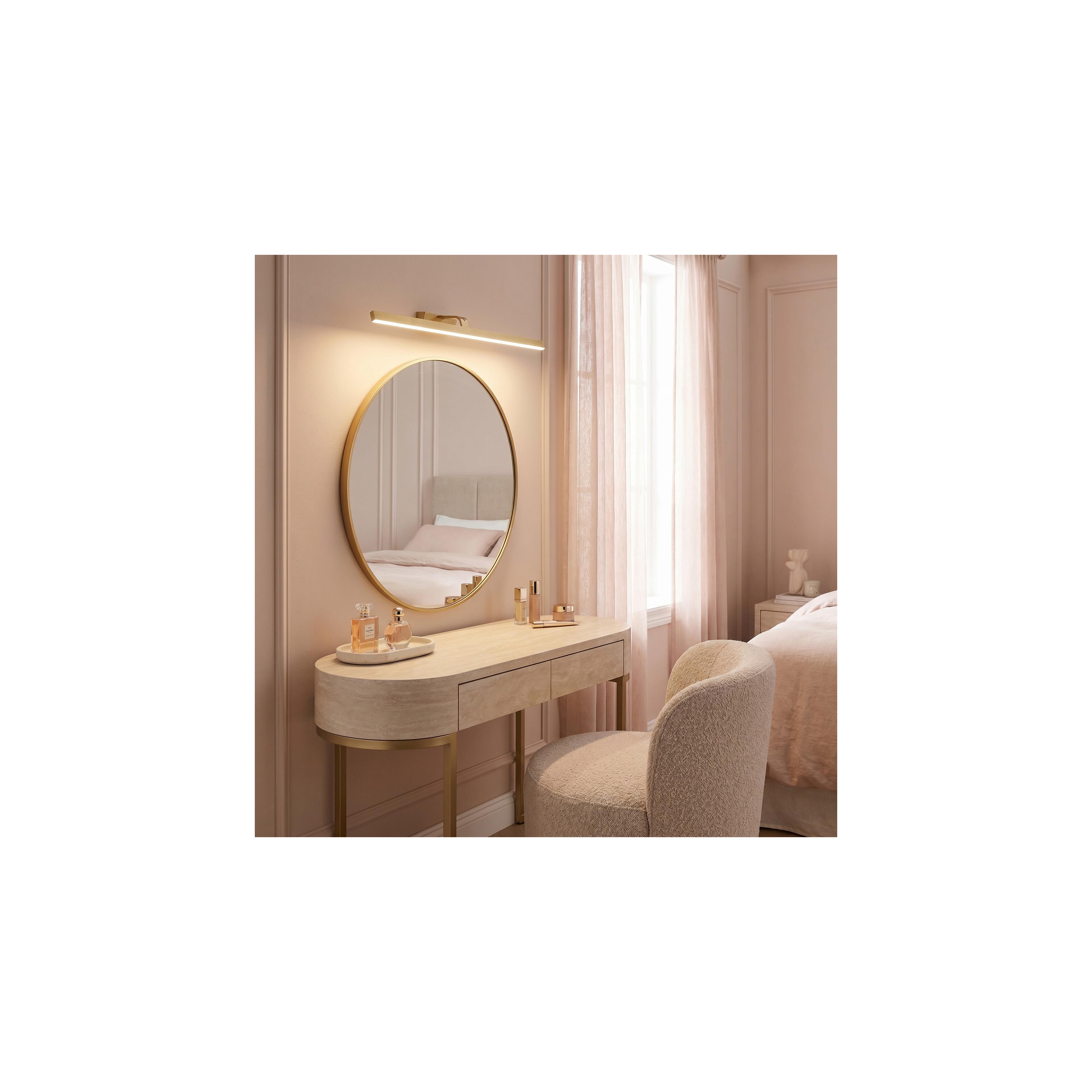 Bad LED-Wandleuchte SWE009-1W 73cm BRUSH GOLD