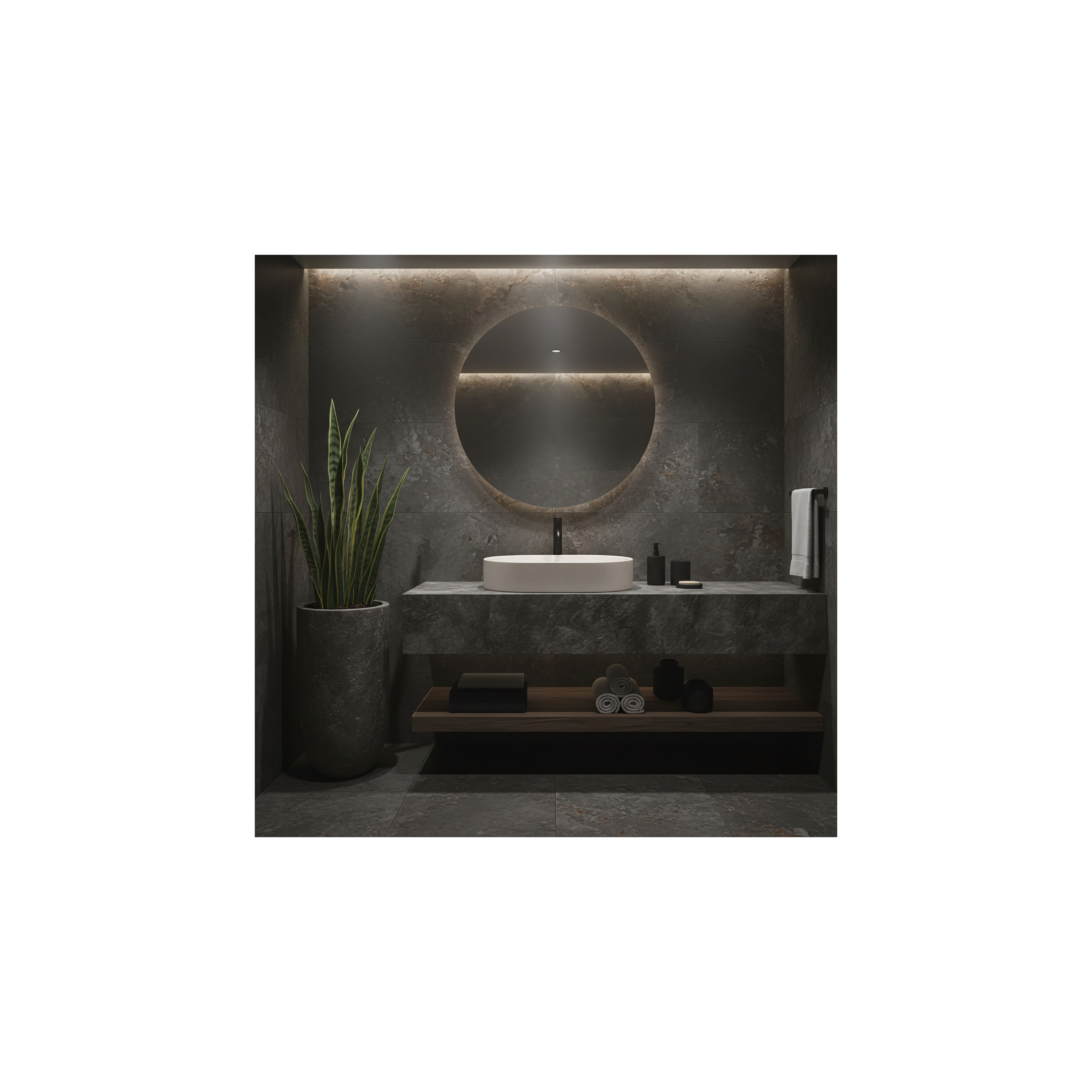 Aufsatzwaschbecken Rea Nadia 60 Sandy
