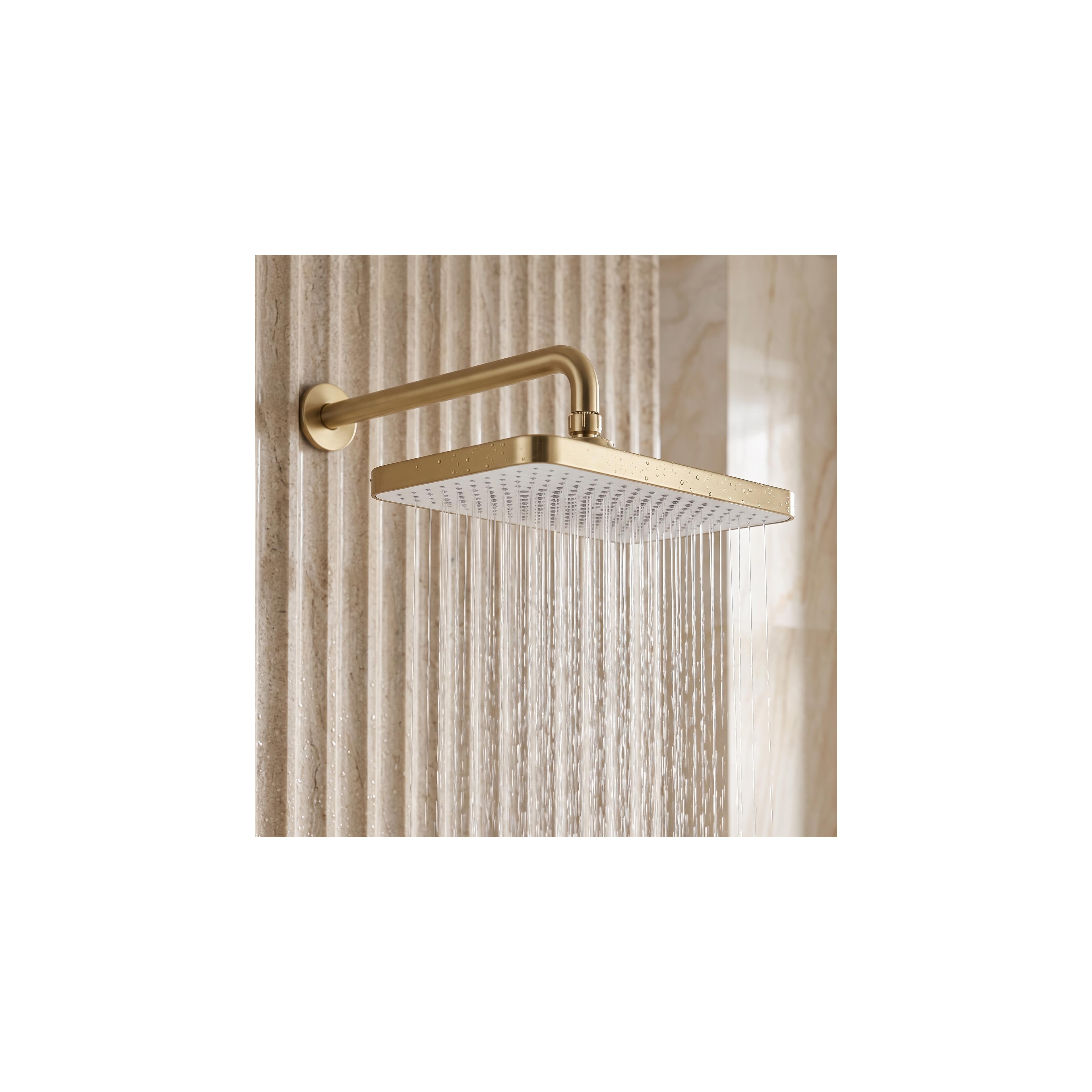 Правоъгълна душ пита REA JS-032 Brushed Gold
