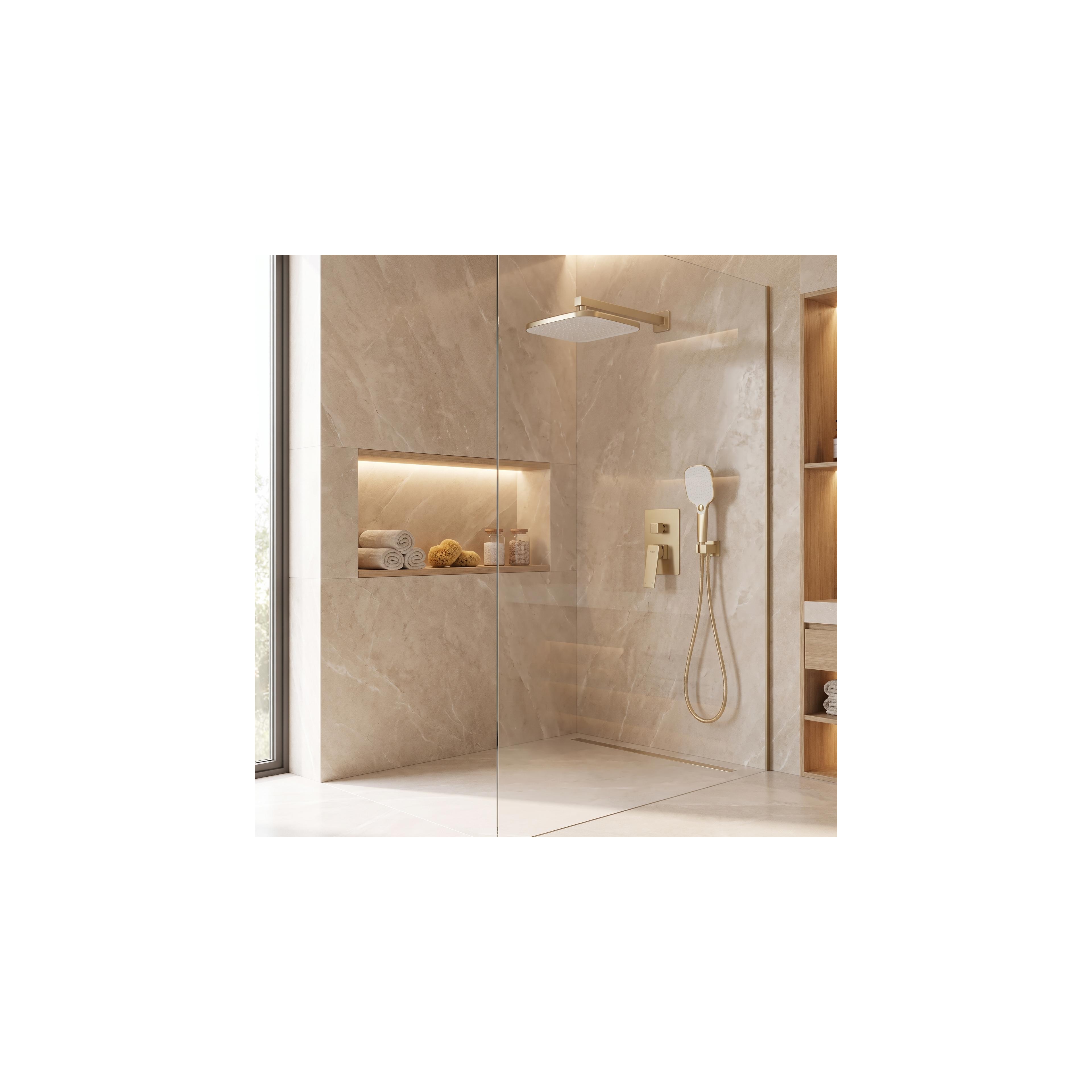 Kit de douche encastré Rea Joe Brush Gold + BOX