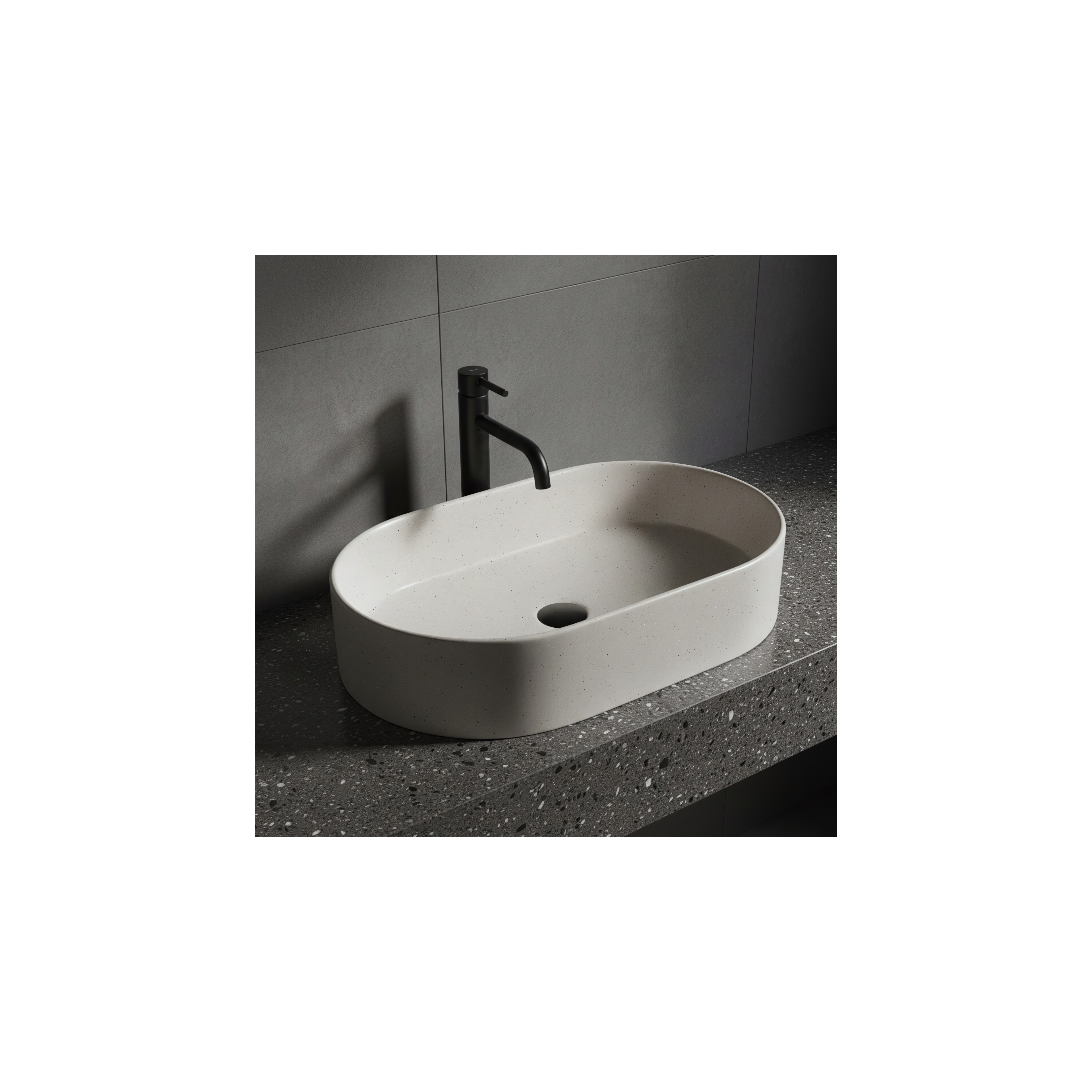 Aufsatzwaschbecken Rea Nadia 60 Sandy