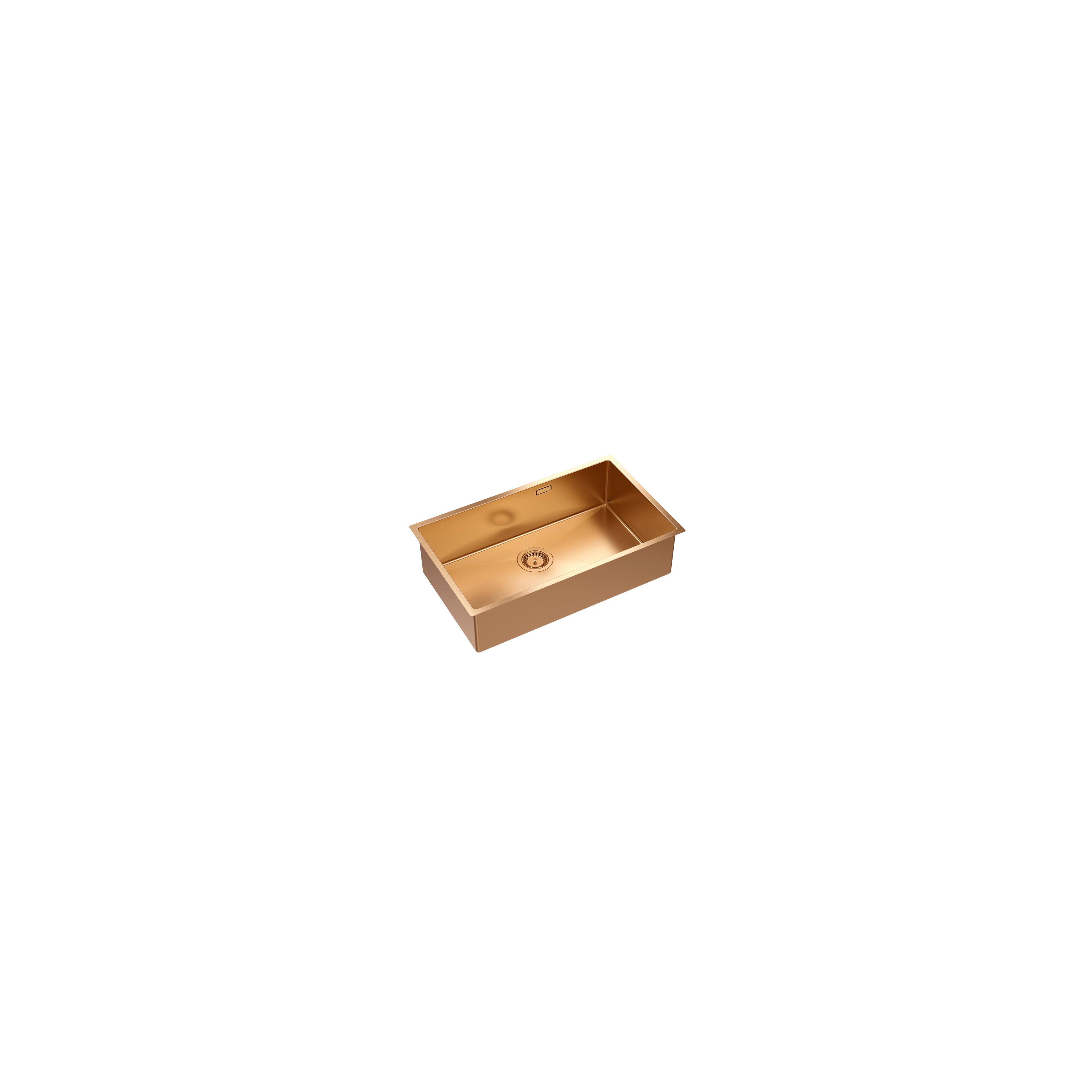 Plieninė kriauklė ANTHONY 80 COPPER