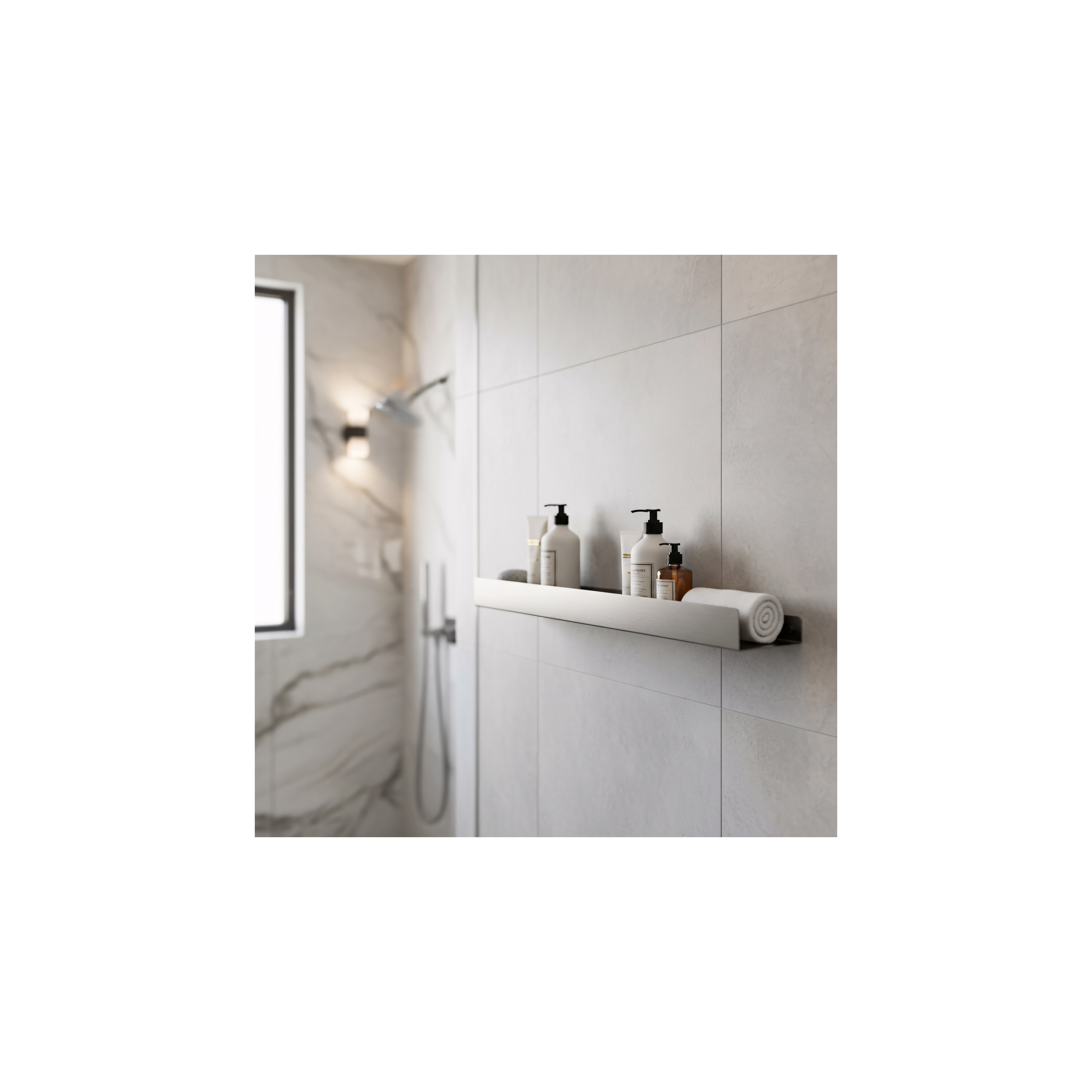 Badezimmerregal SF04 60cm steel brush