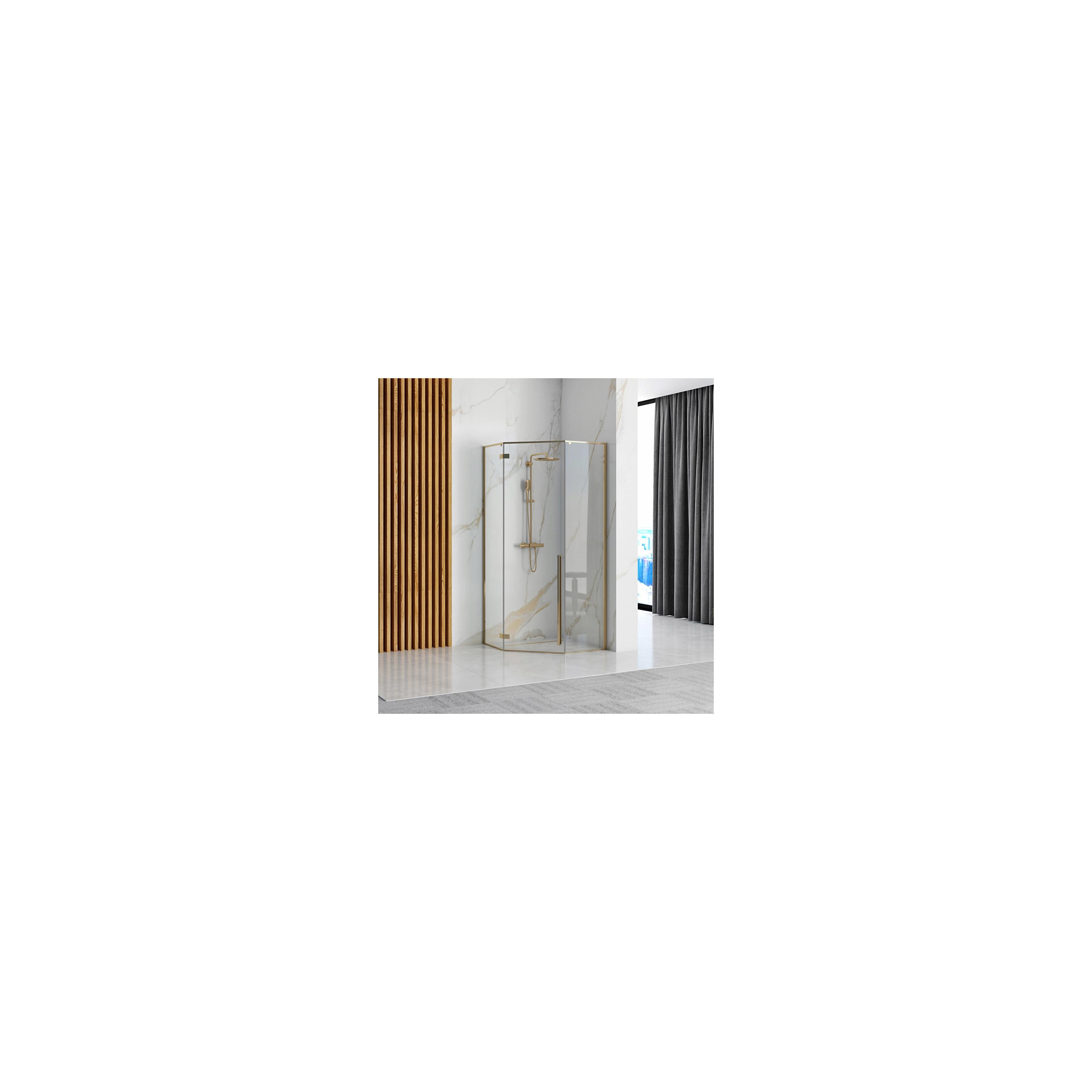 Καμπίνα Ντους Rea DIAMOND 90x90 GOLD