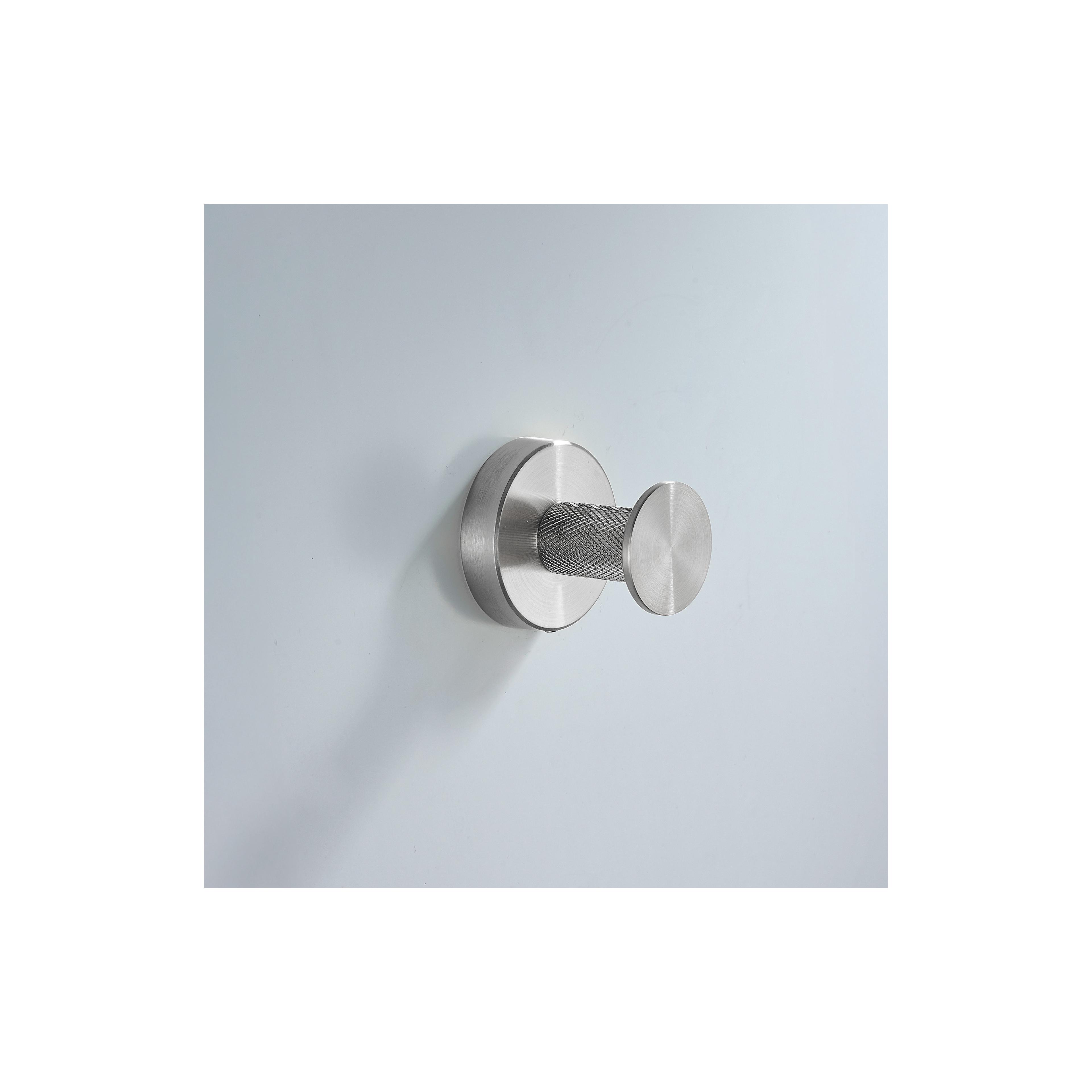 Badhanddukshängare 6606A Modern Borstad Nickel