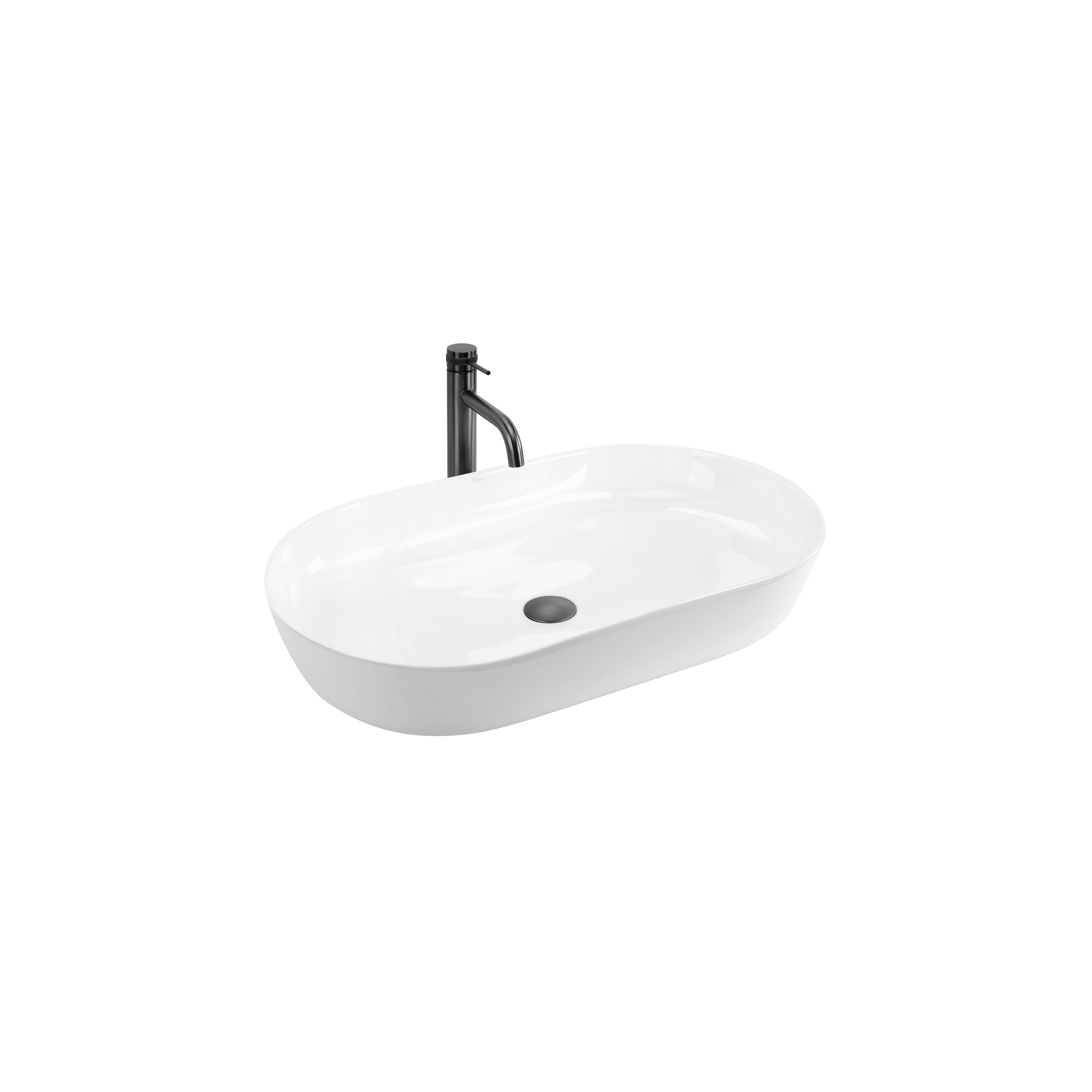Aufsatzwaschbecken CLEO 71 white – REA