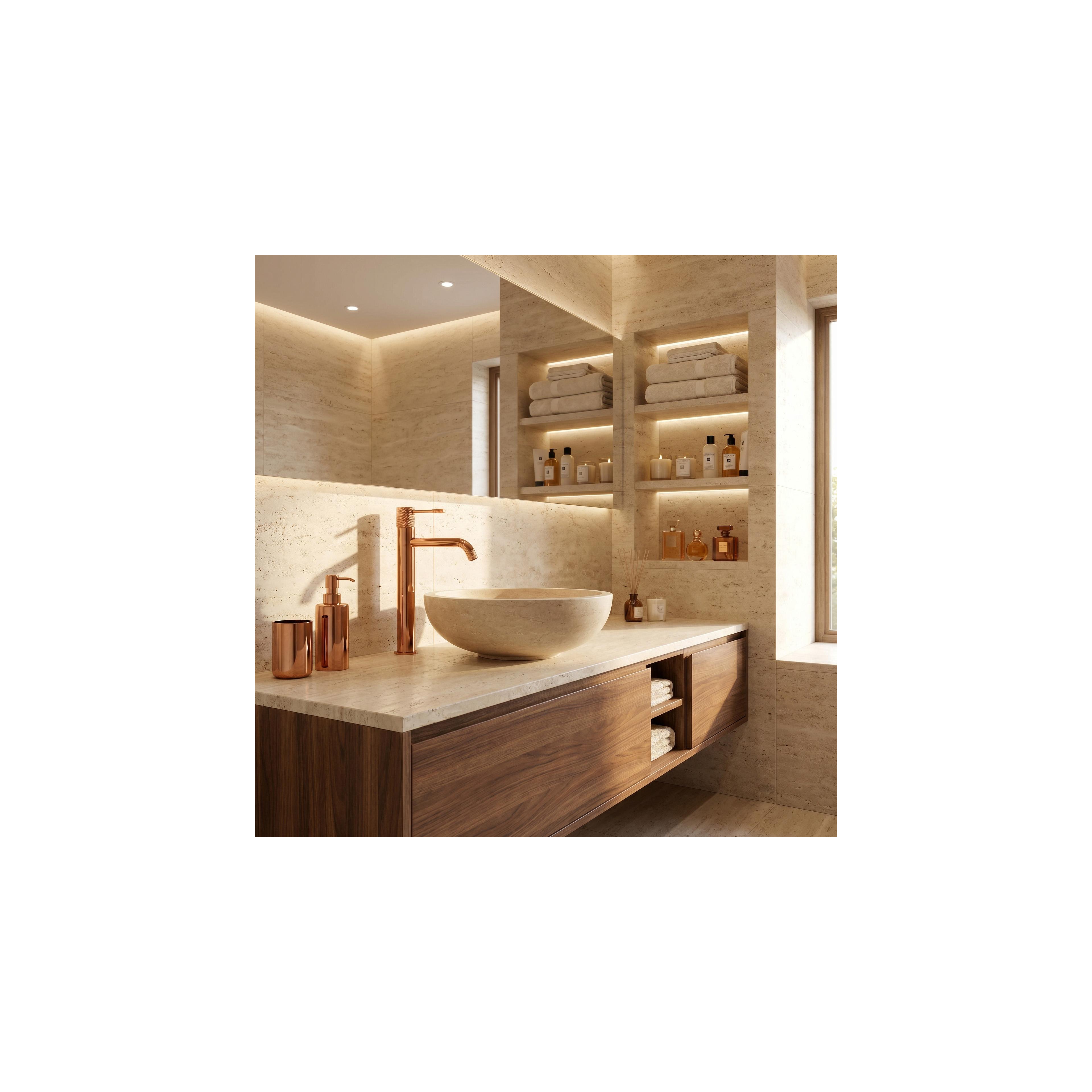 Waschbeckenarmatur Rea  Venti Copper high