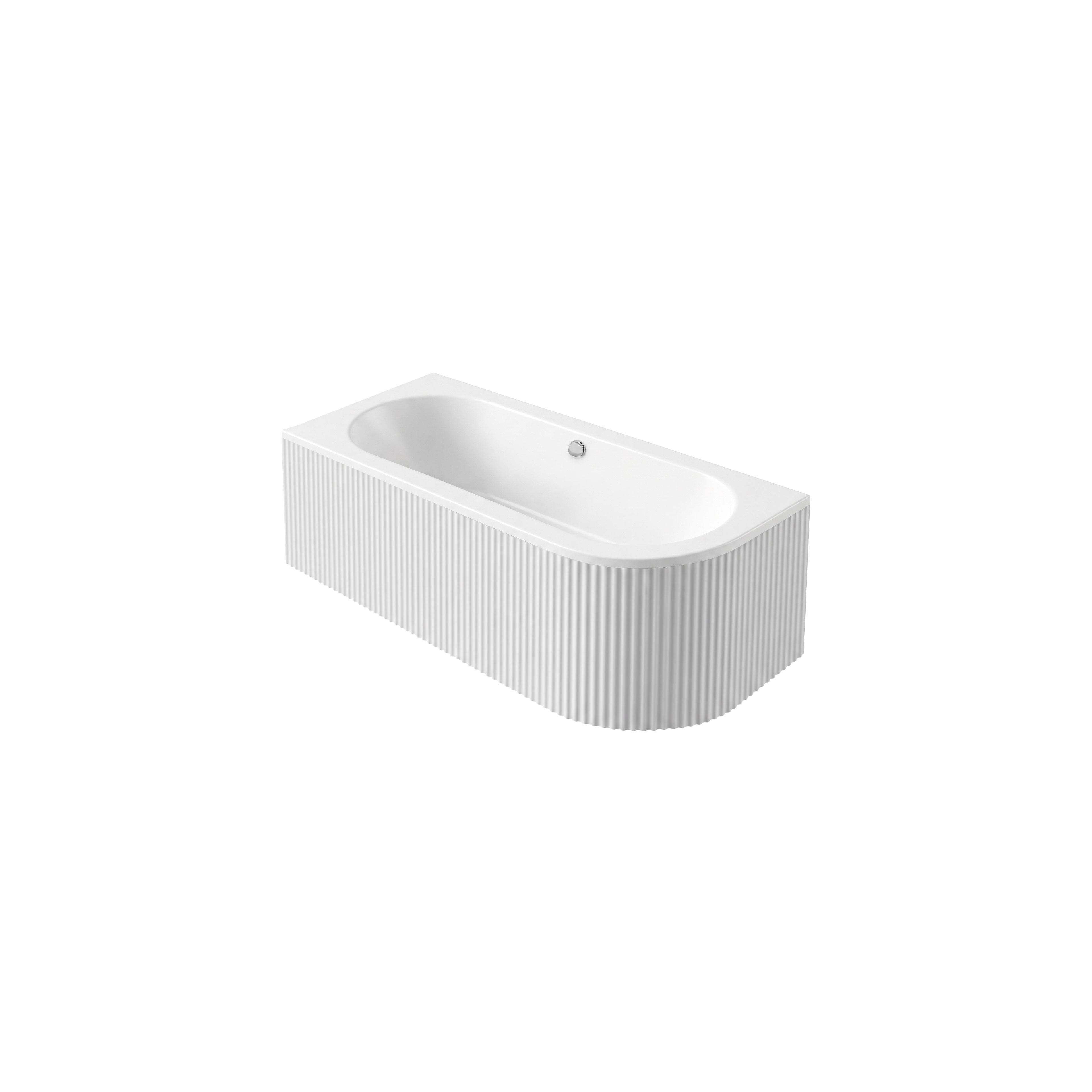 Acryl Eckbadewanne Rea Orion Stripe Left 160cm