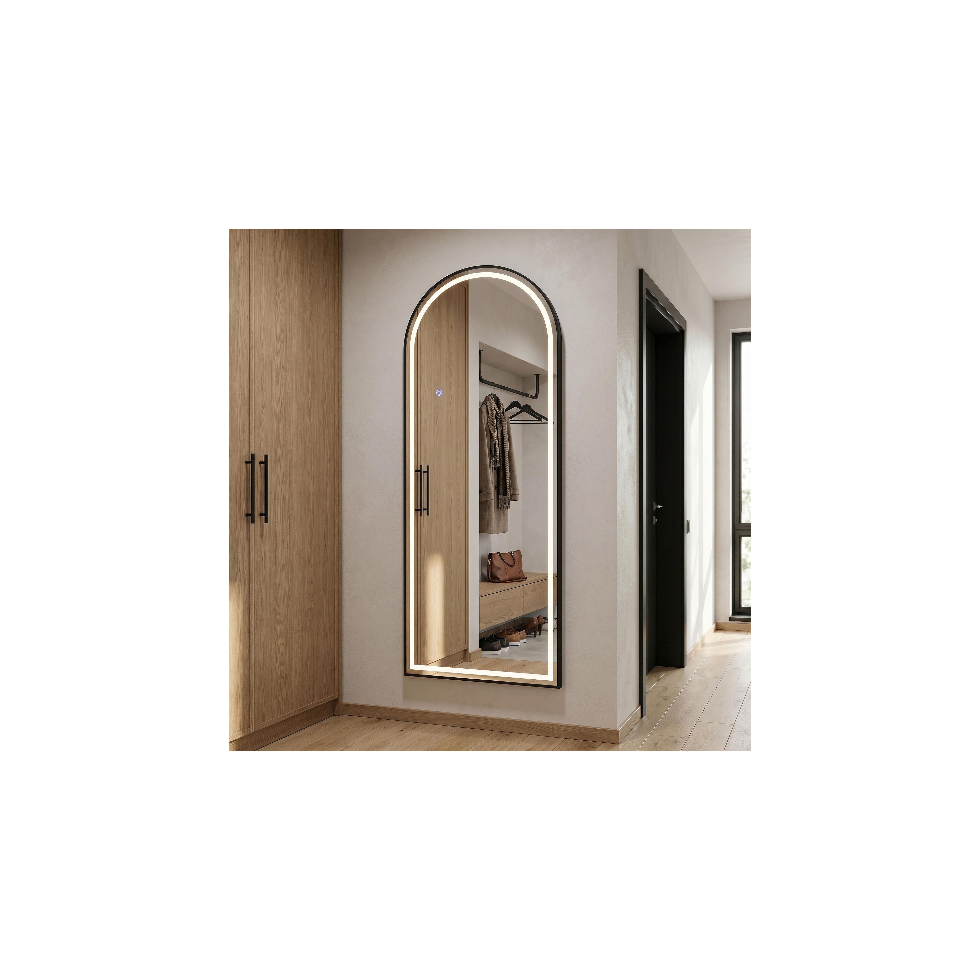 LED-SPEGEL Orbit 60x170cm Black