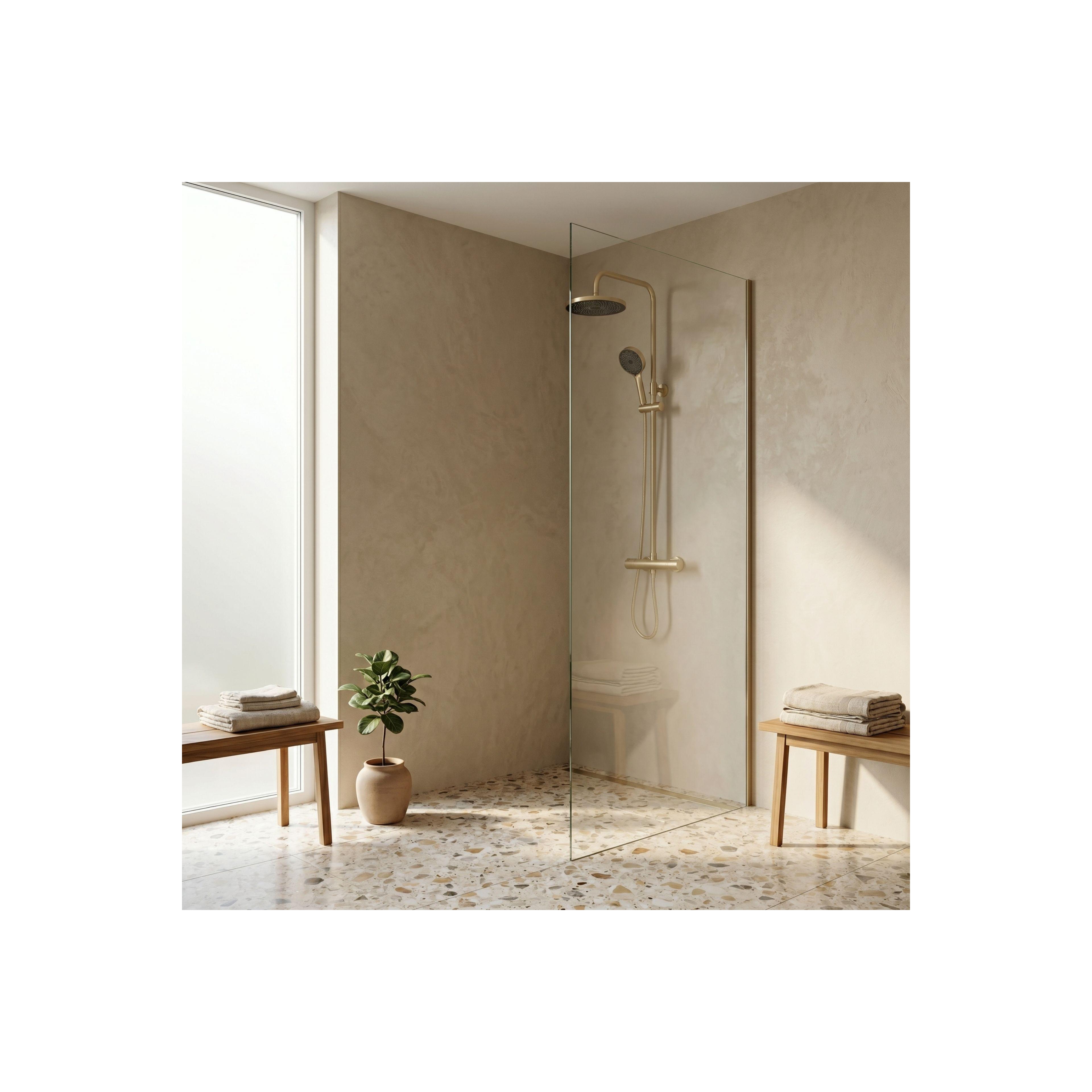 Duschgarnitur Rea Avanti Brush Gold