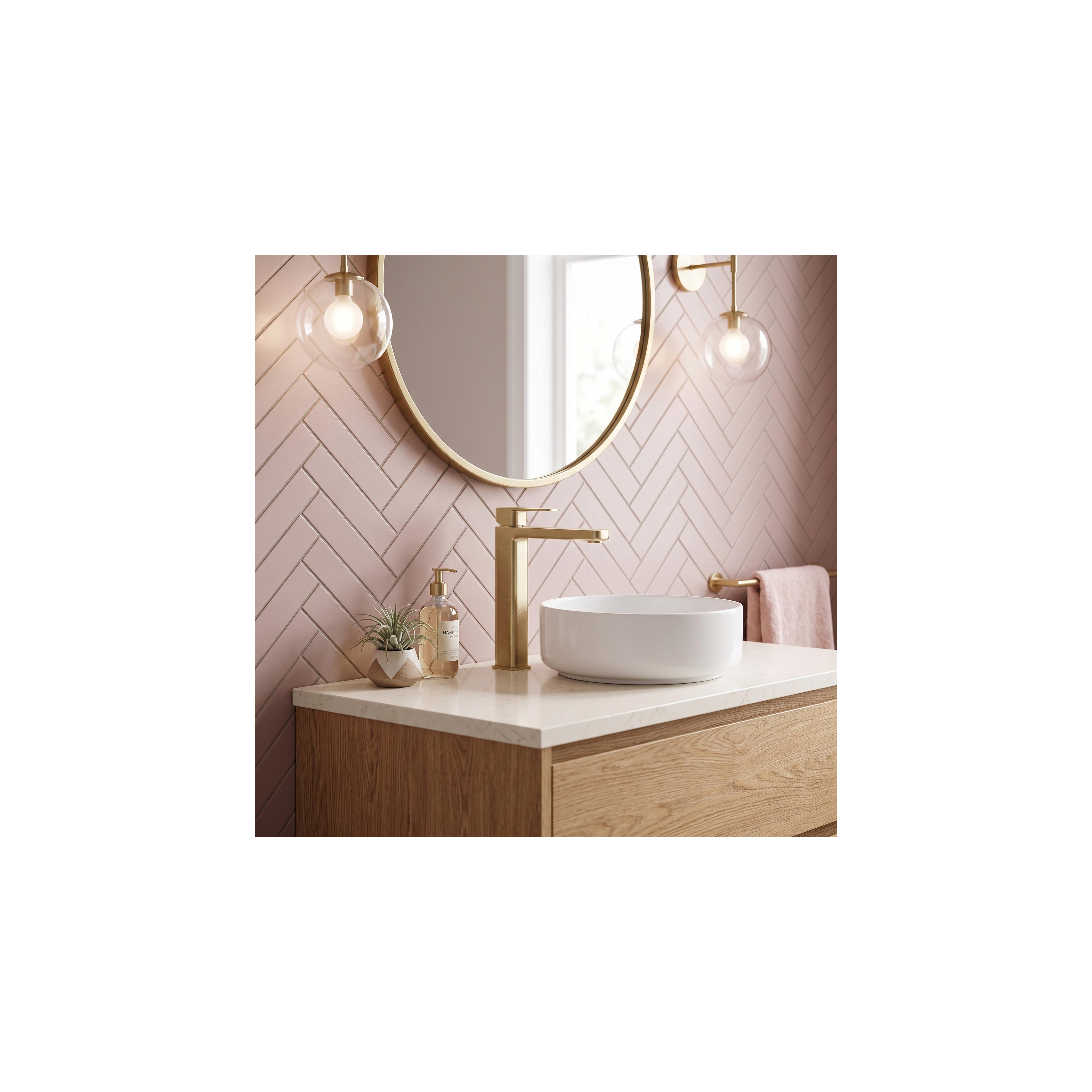 Waschbeckenarmatur Rea Arlo Brush Gold