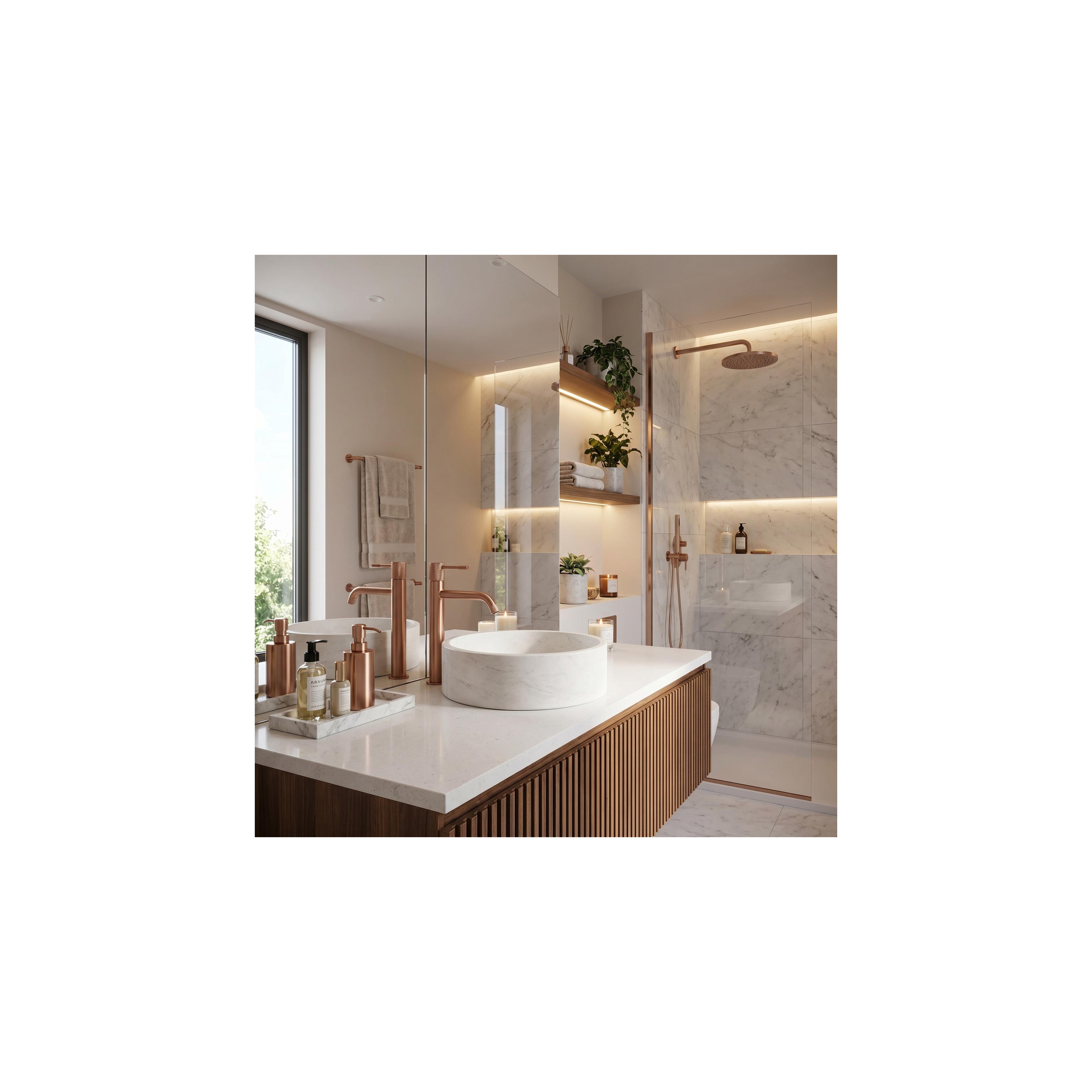 Waschbeckenarmatur Rea  Venti Copper high