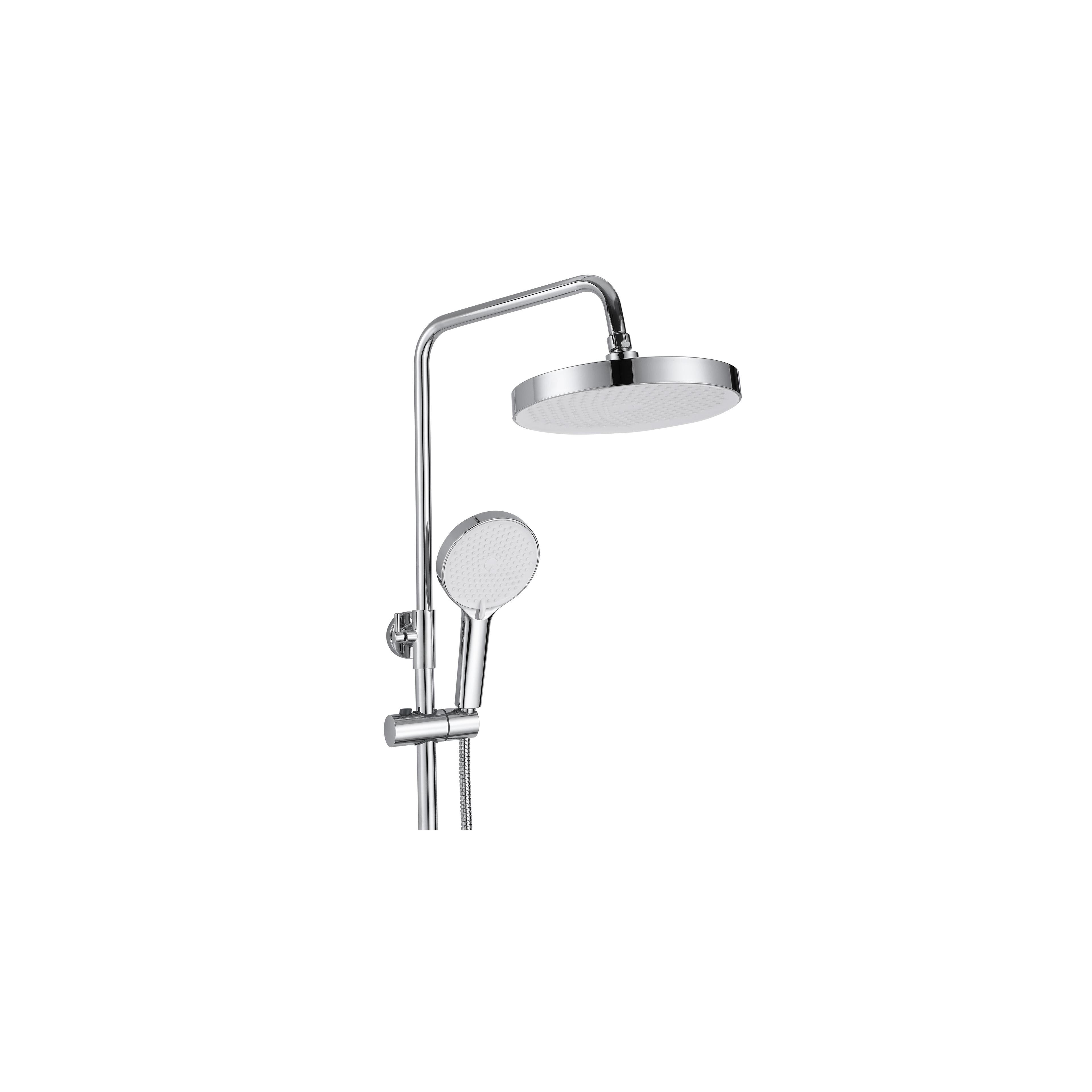 Shower set REA BLOOM WHITE CHROME