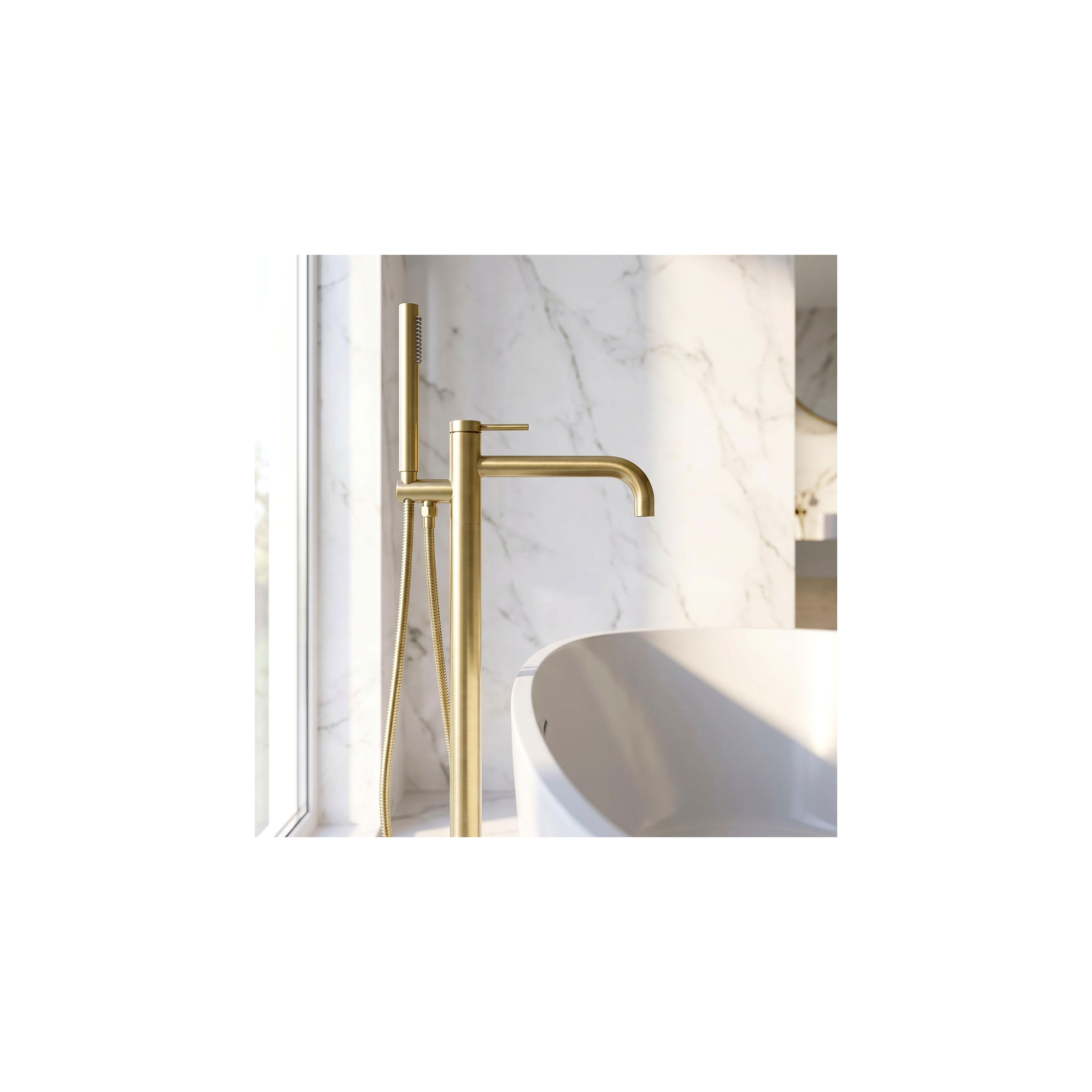 Frei stehende Armatur Rea Clif Brush Gold