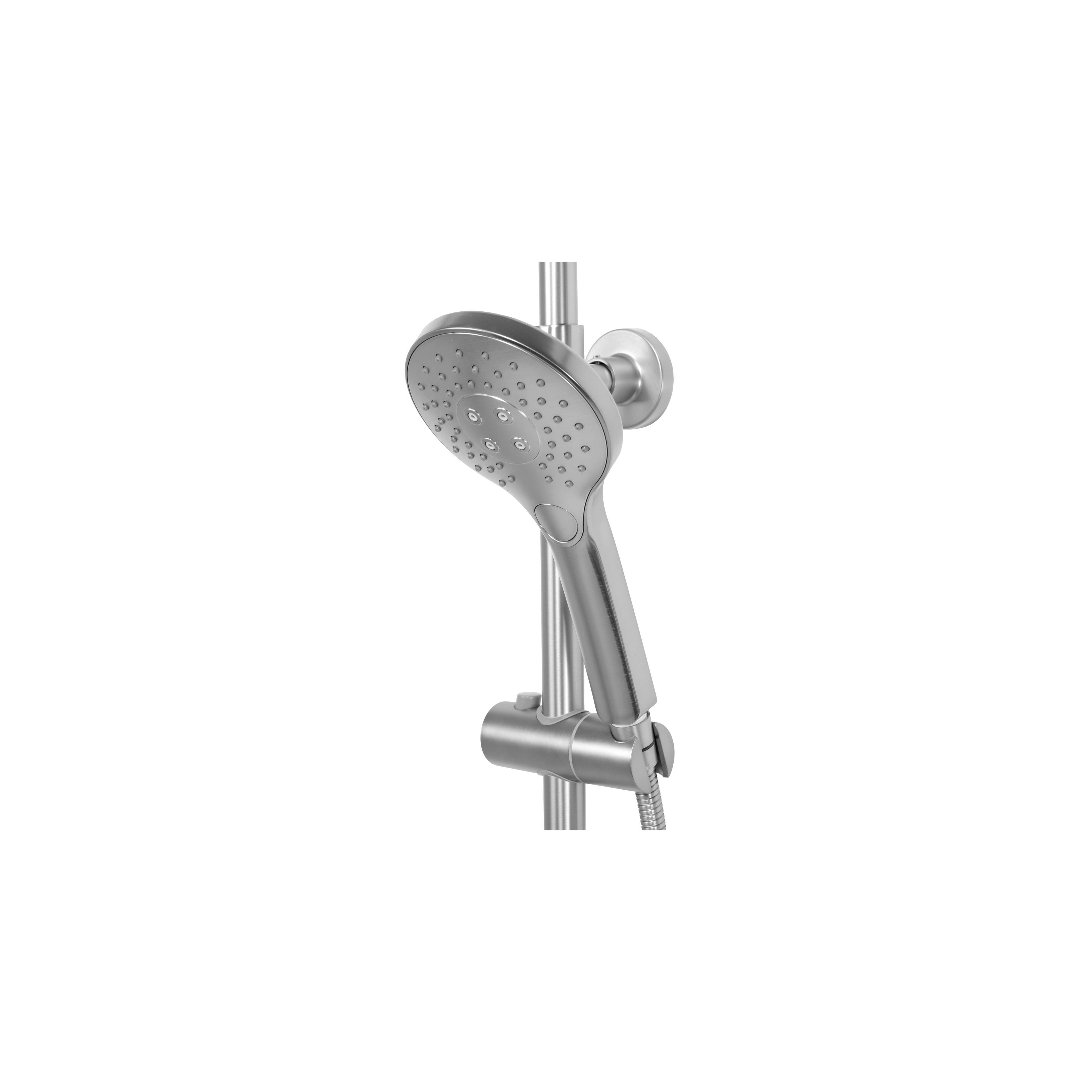 Set doccia con termostato REA VINCENT NICKEL BRUSH INOX