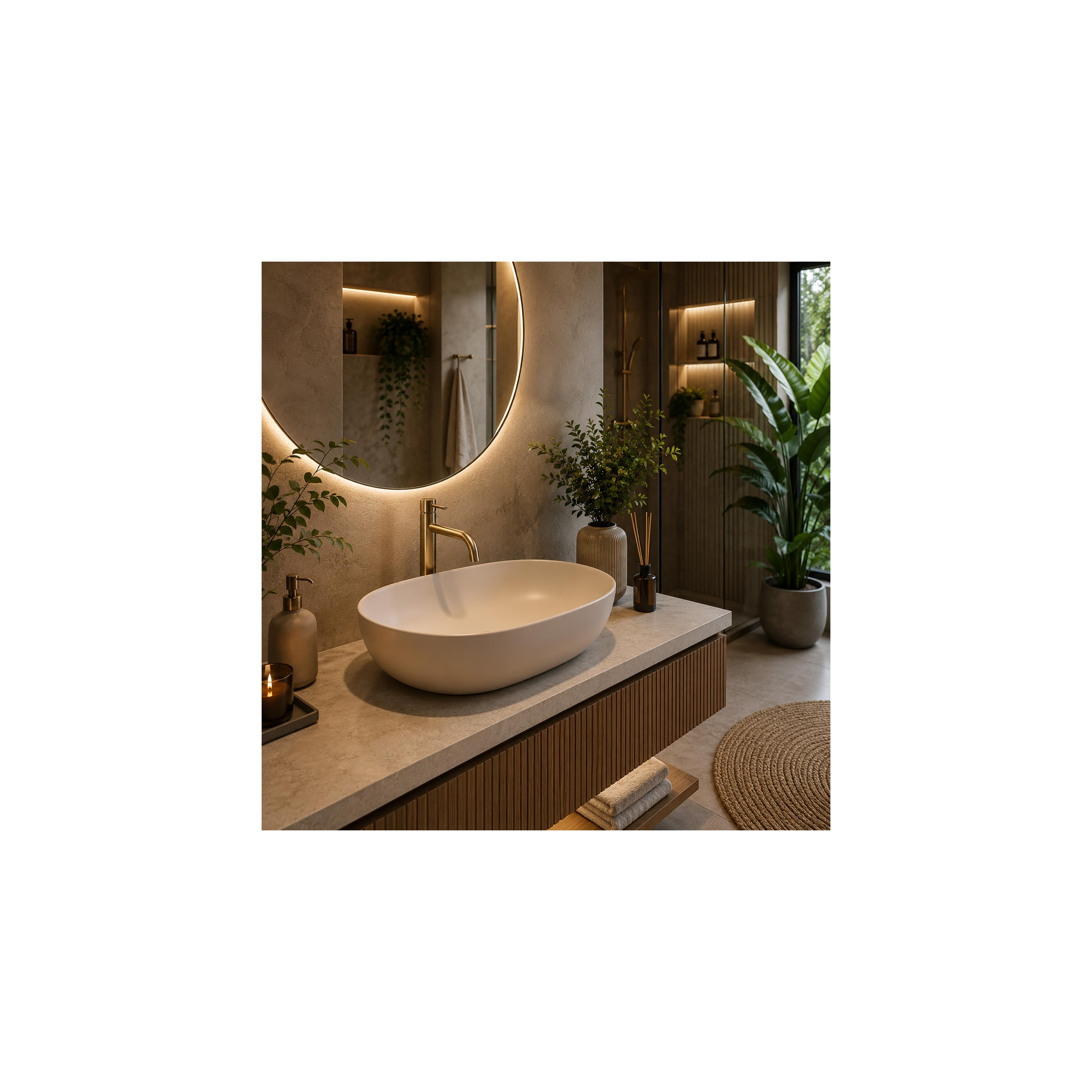 Nadgradni umivaonik Rea CLEO 61 BEIGE MATT