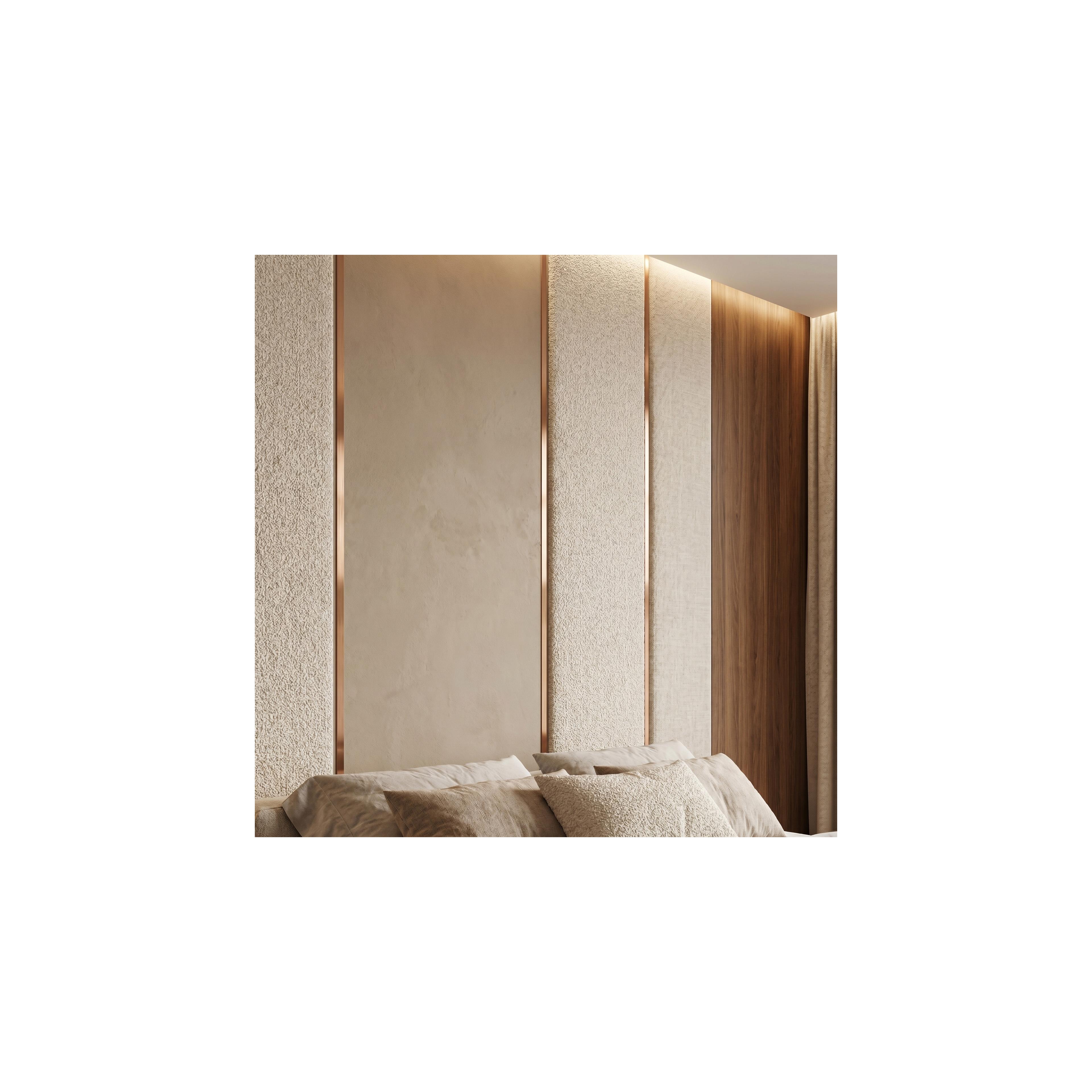Selbstklebende Zierleiste Rea P14454A 2cm Brush Copper