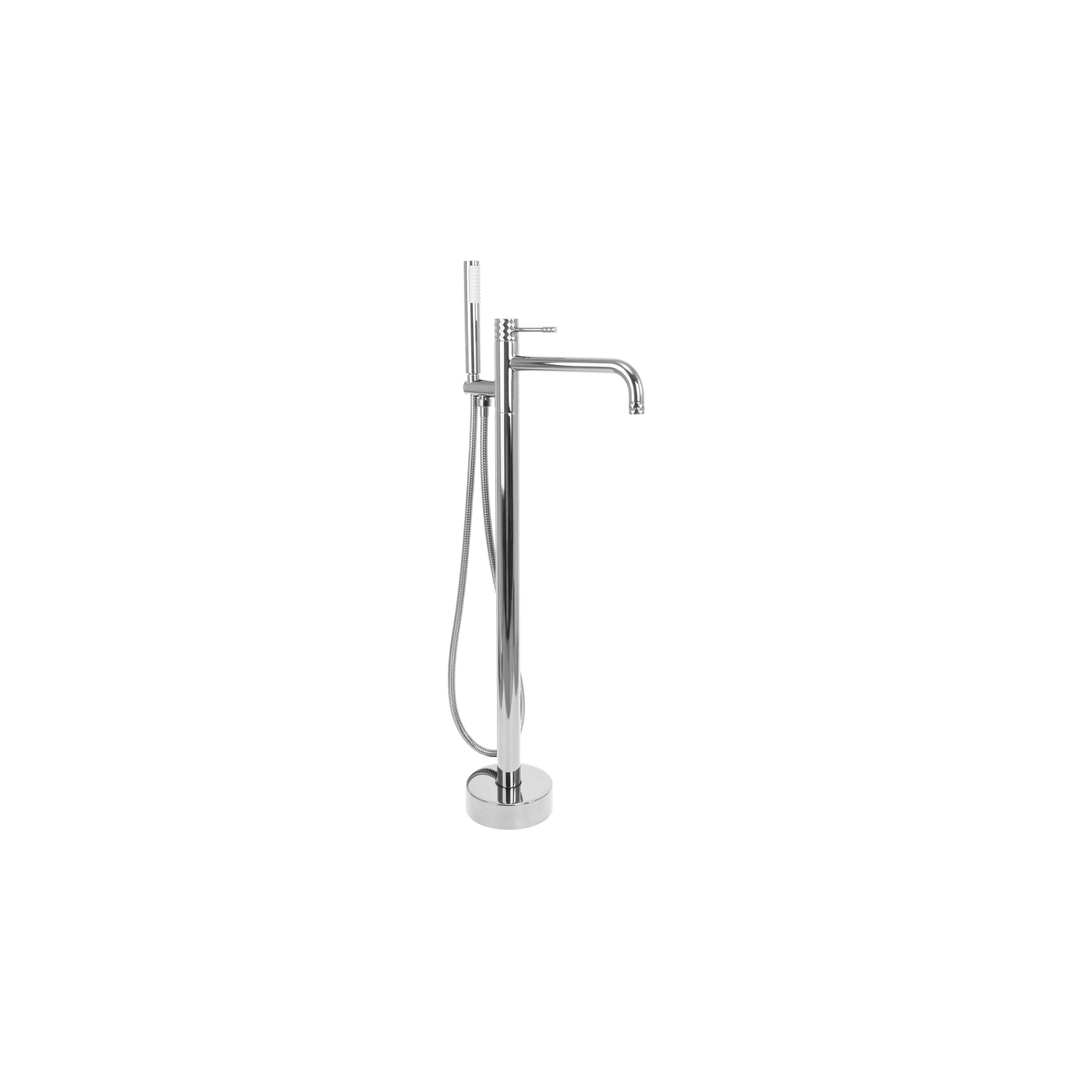 Fristående badkarsblandare Rea Lungo Diamond Chrome