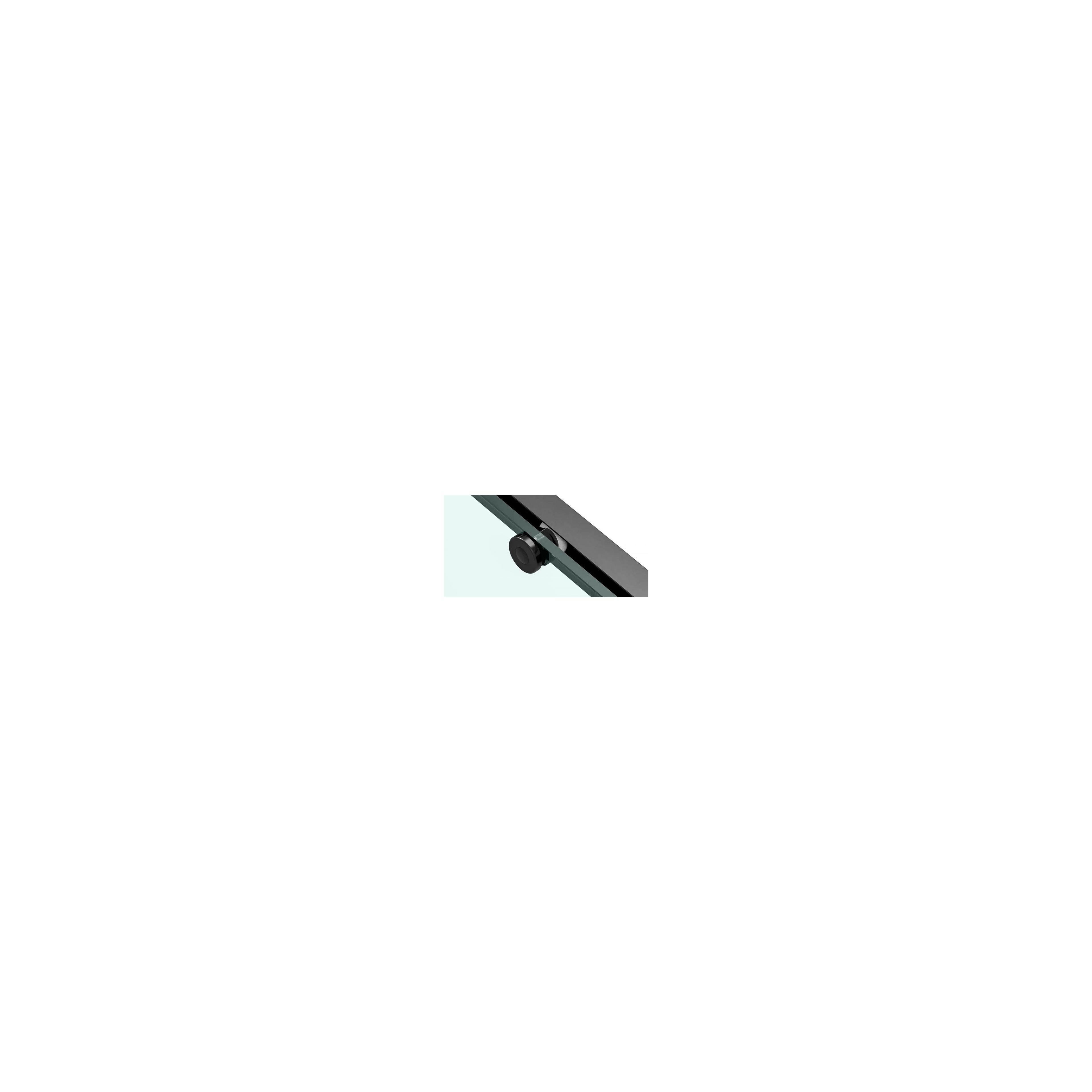 Duschkabine SOLAR BLACK MAT 100x80