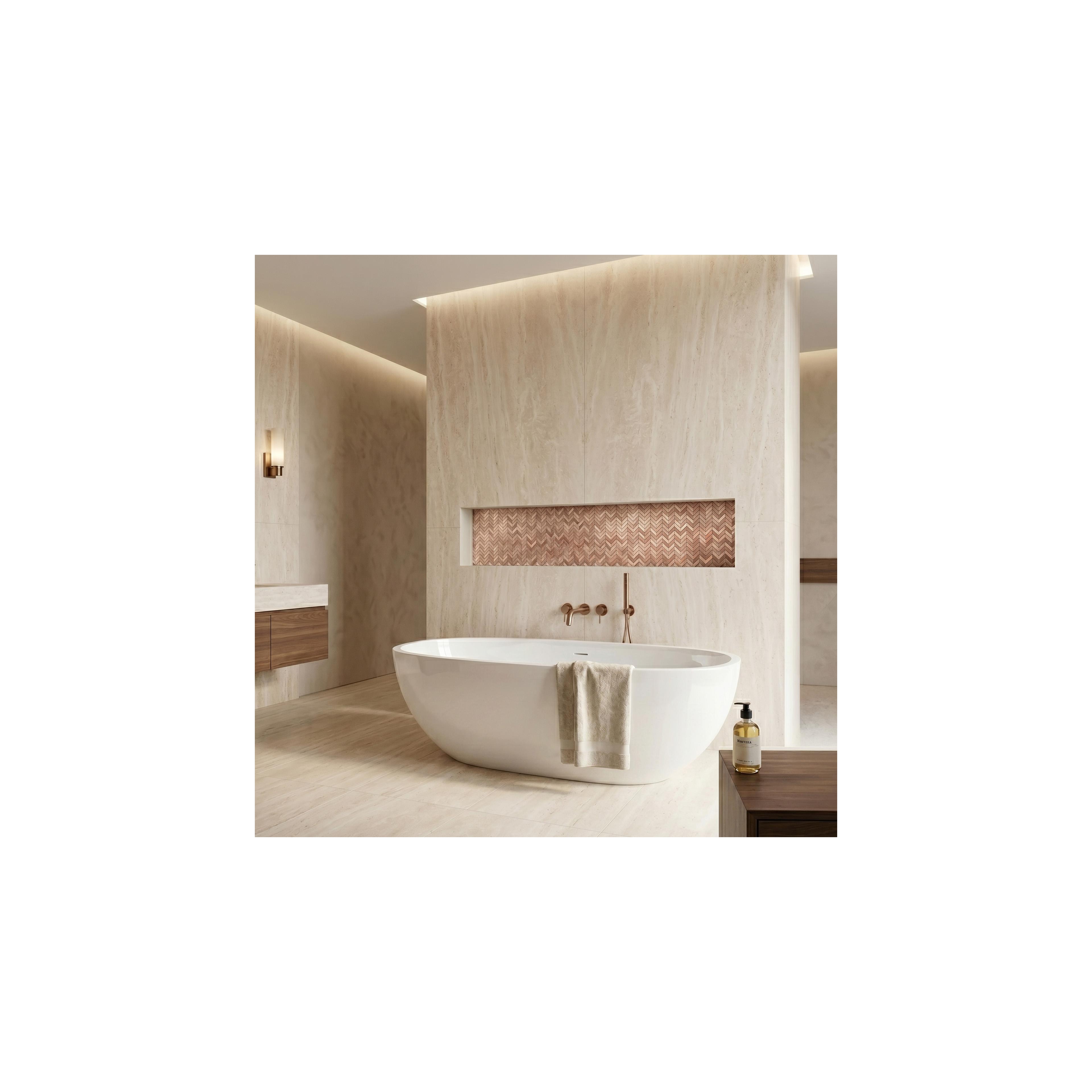 Mosaik Dekor REA P14453 Brush Copper