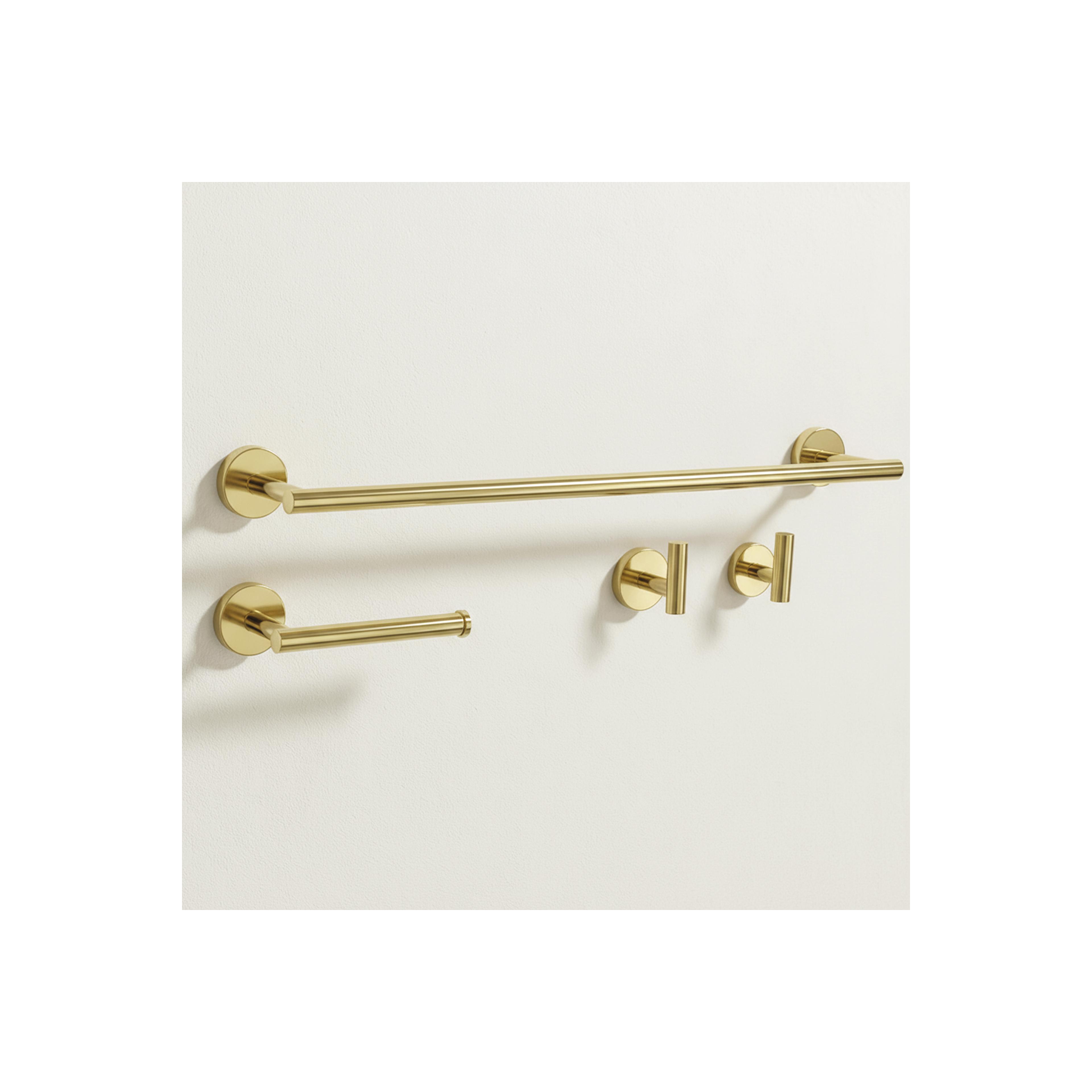 Badezimmer-Accessoire-Set Ari Gold  4-teilig