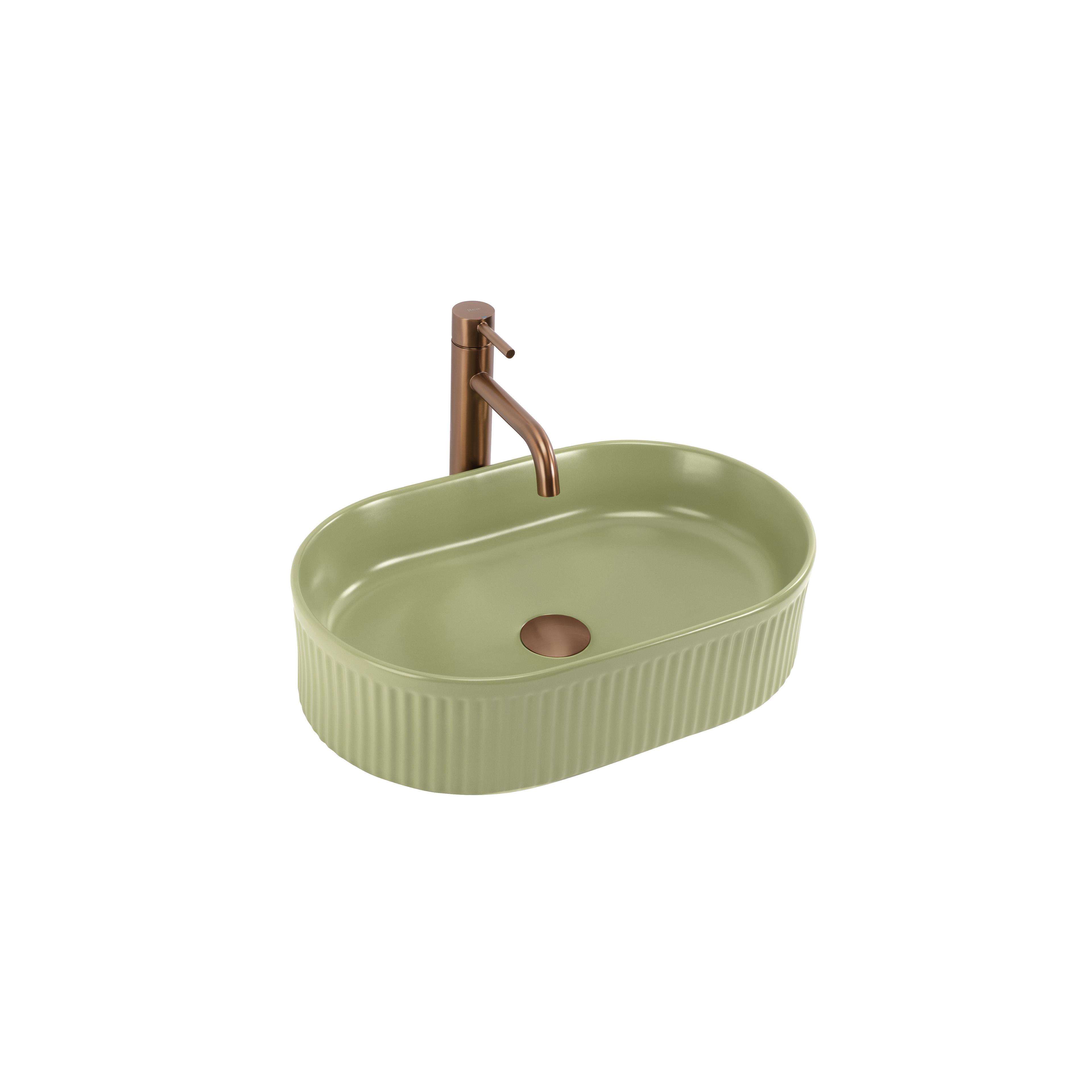 Aufsatzwaschbecken Rea Vanda Pistachio Matt