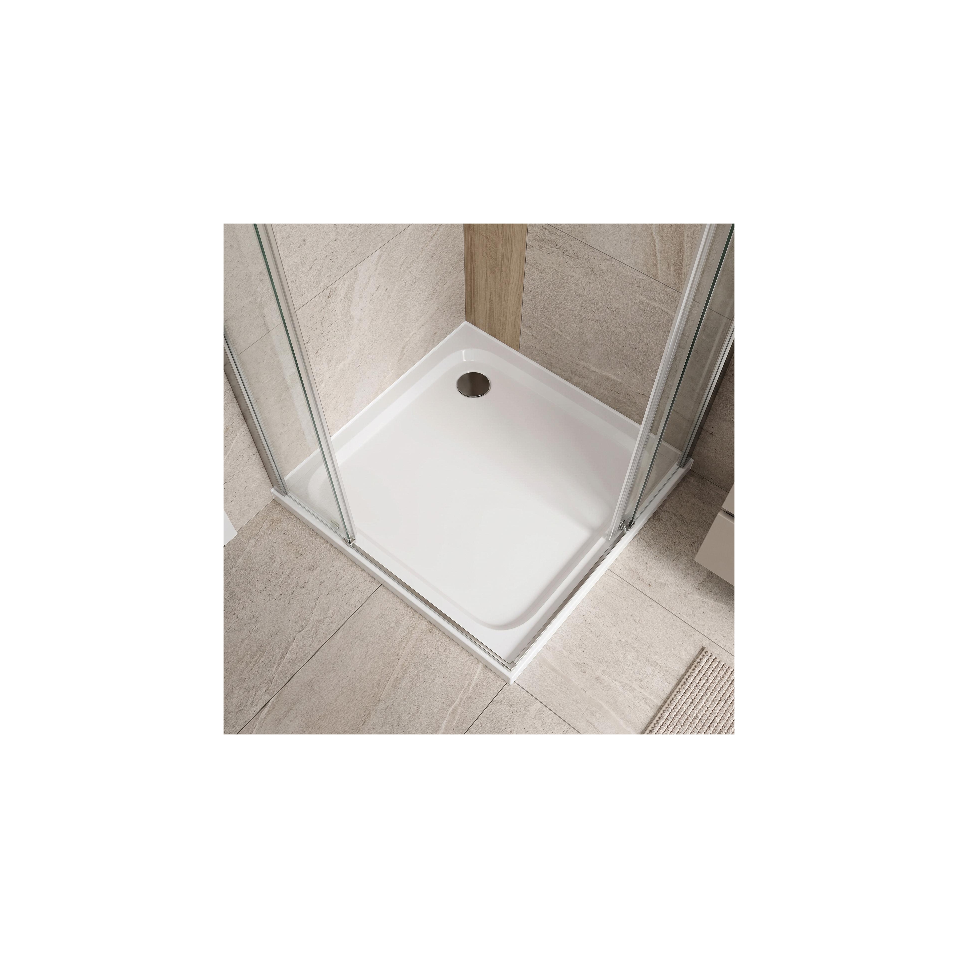 shower tray Rea Belmond White 80x80 Titan
