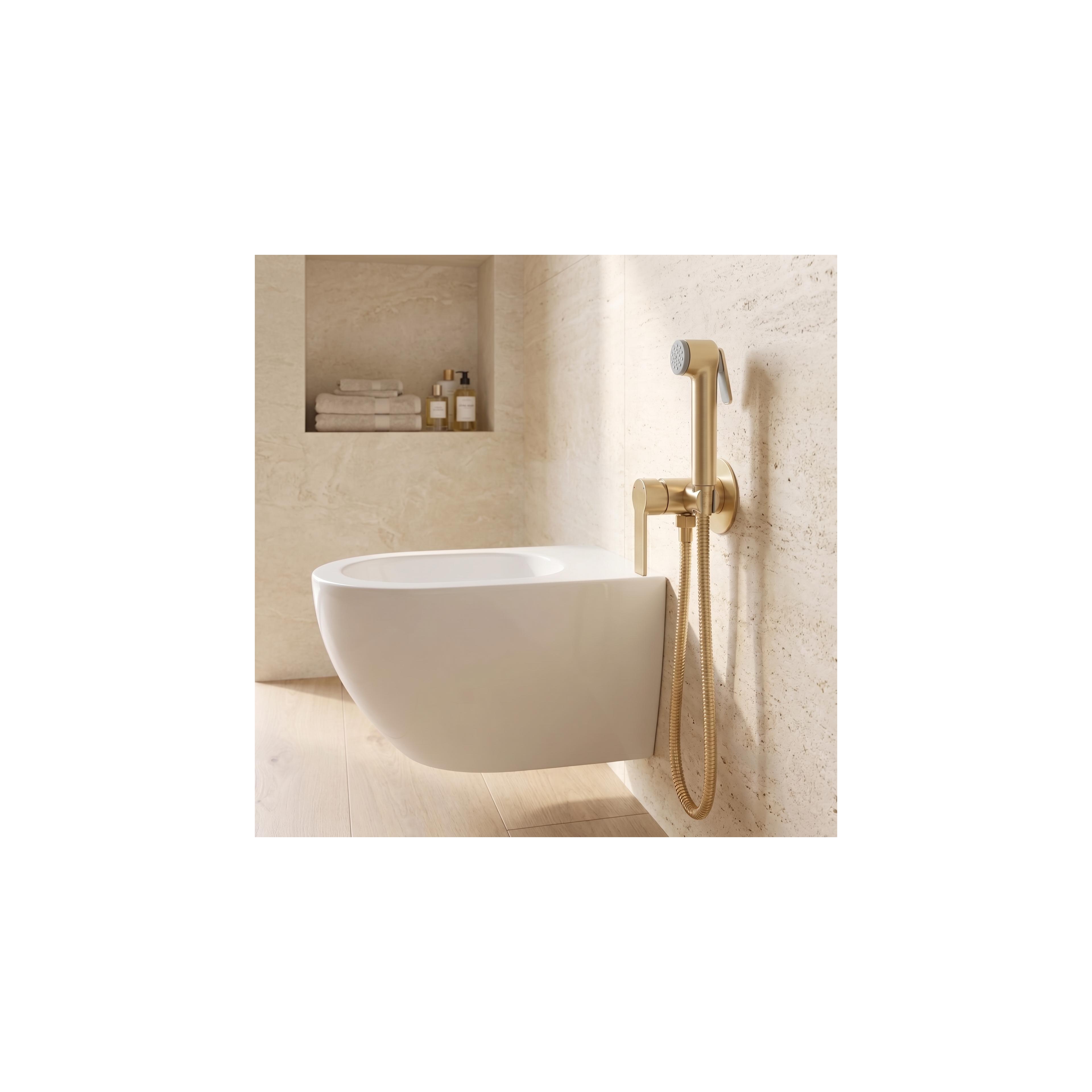 Bidet faucet REA Argus Brush Gold