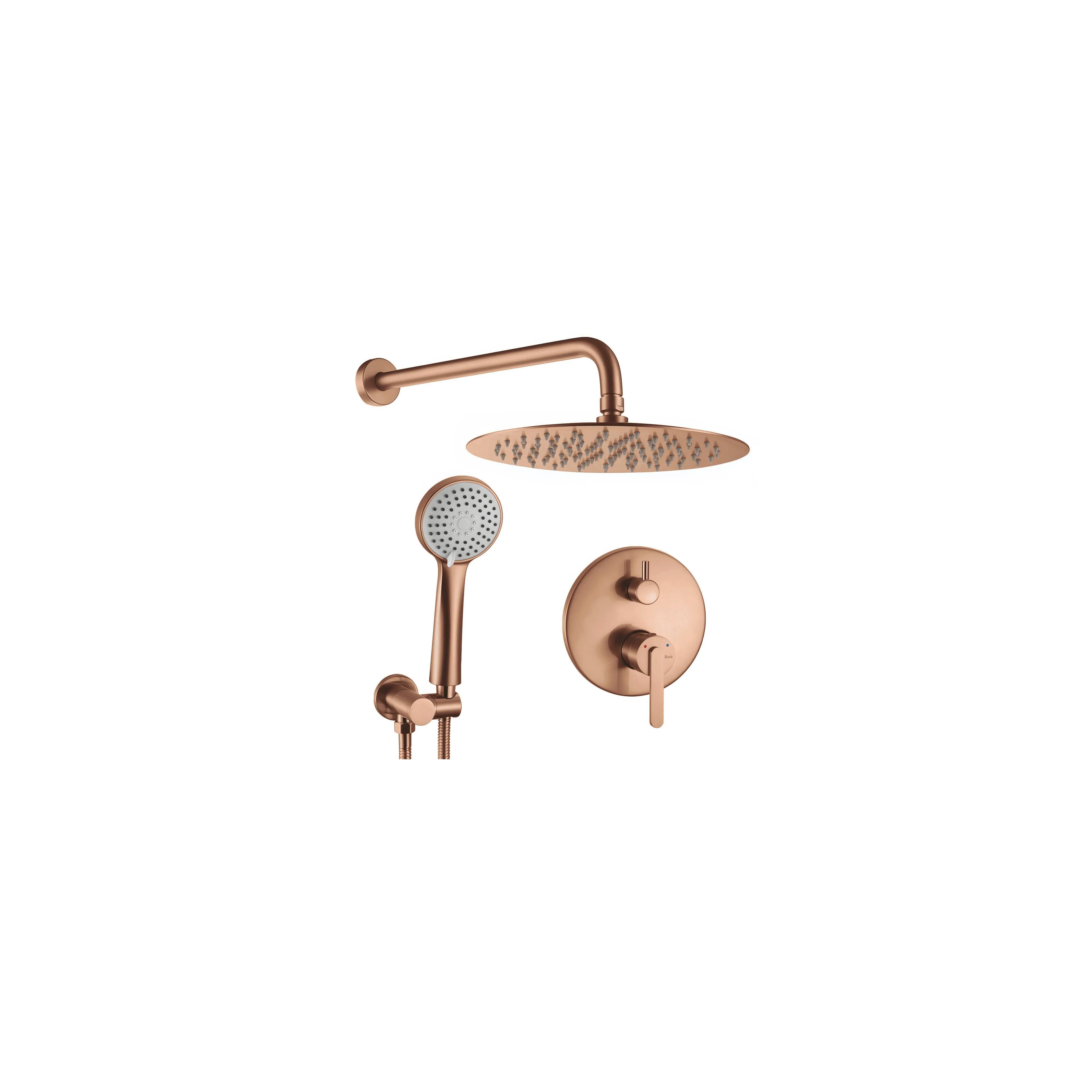 Unterputz Duschset Rea Ontario Brush Copper + BOX