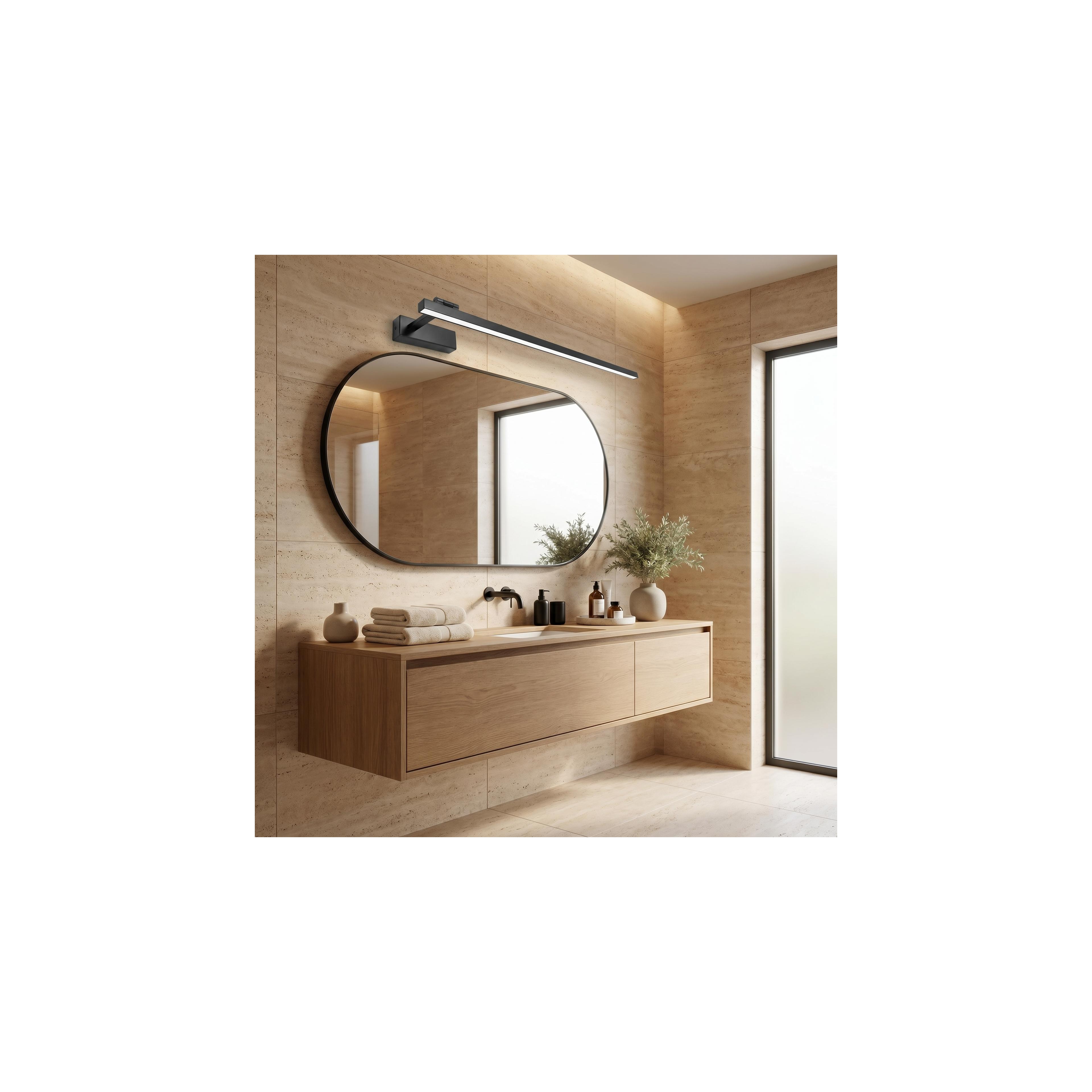 Bad LED-Wandleuchte SWE036-1W 80cm BLACK