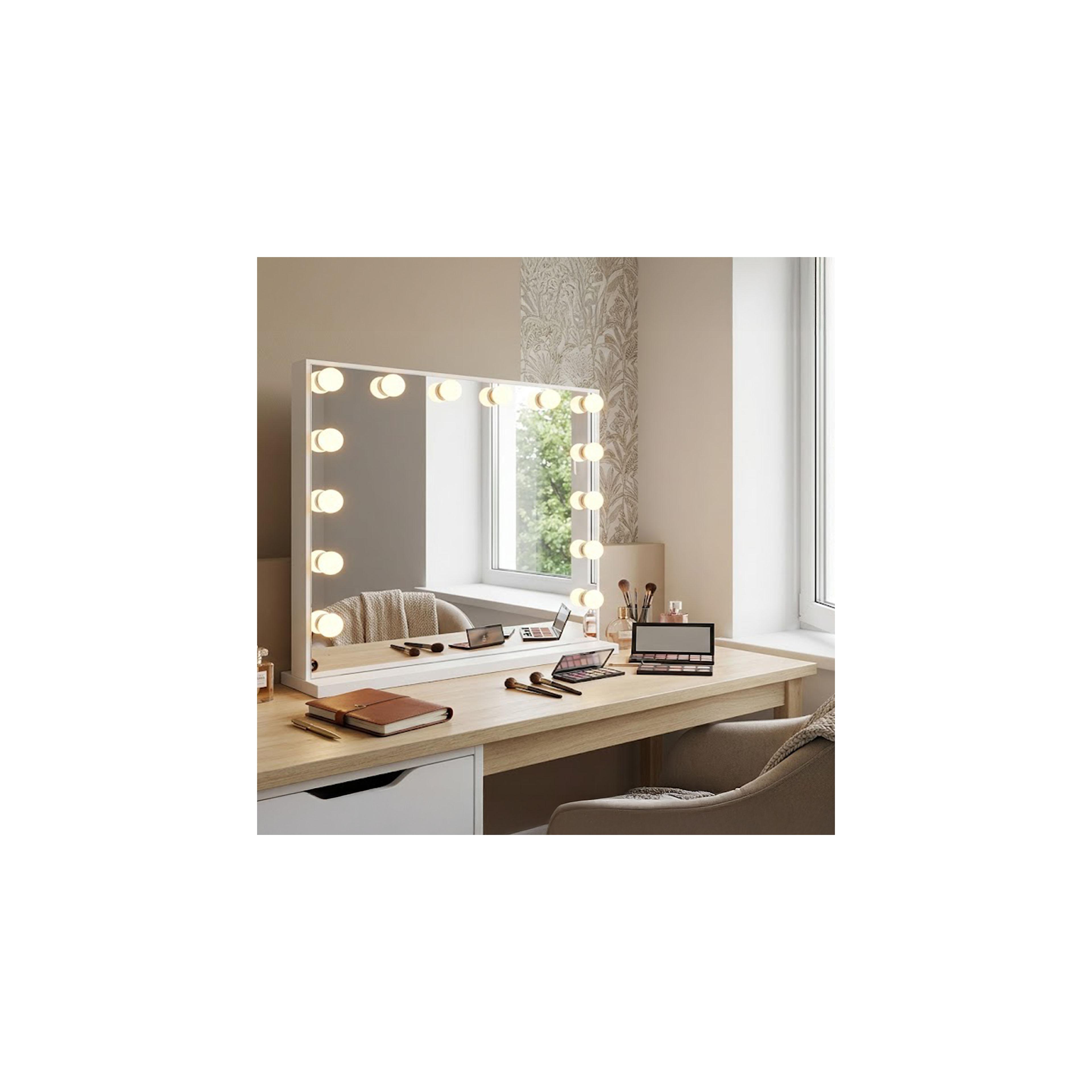 Spiegel LED HOLLYWOOD White 80x60