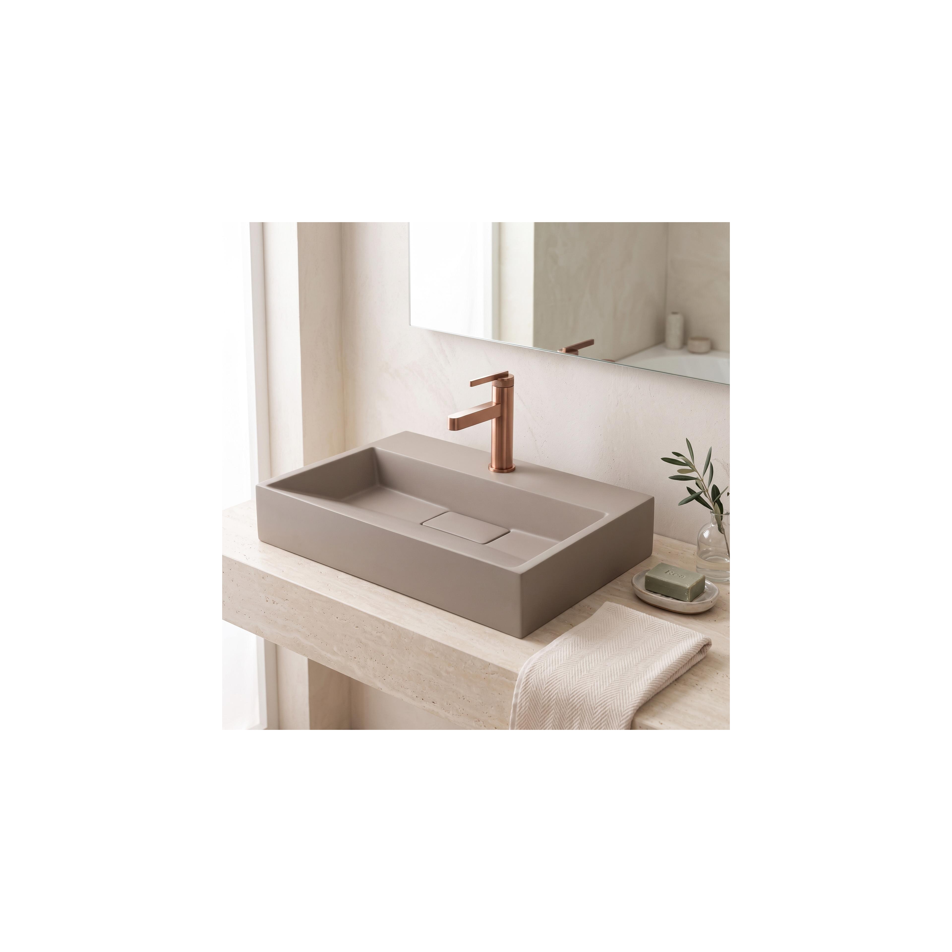Konglomerāta izlietne Rea GOYA 60CM Taupe