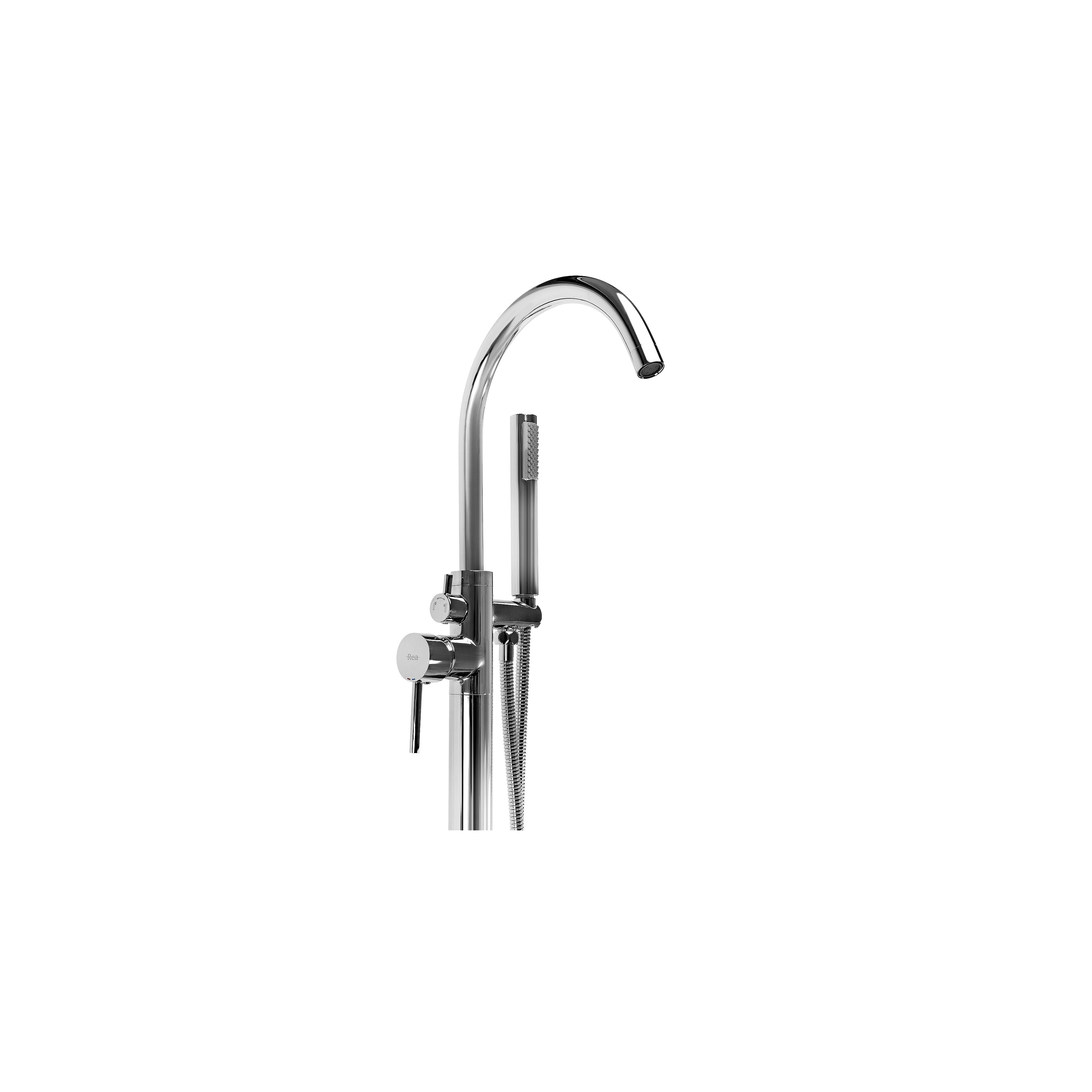Frei stehende Armatur Rea Lungo Chrome