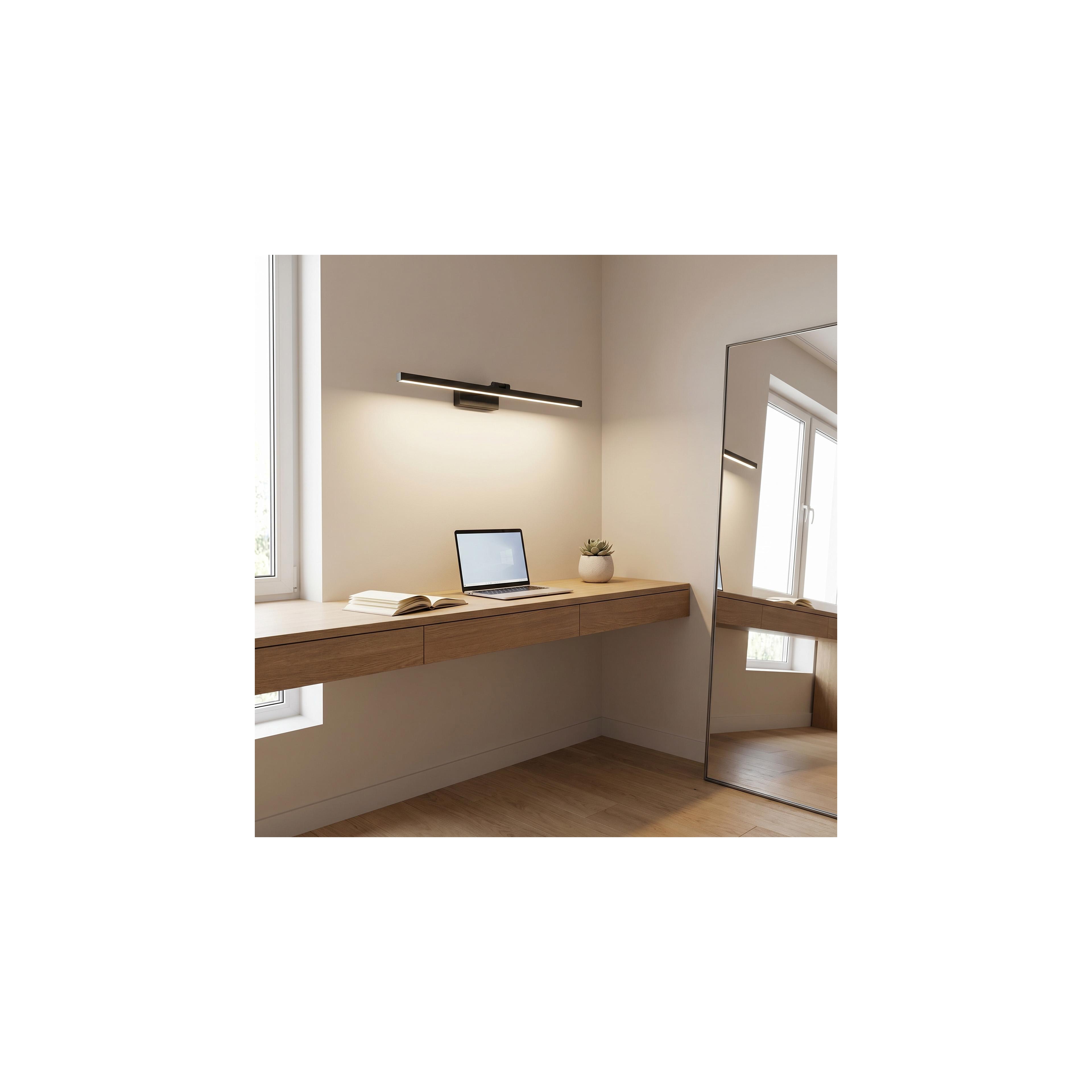 Bad LED-Wandleuchte APP1868-1W 80 cm Black