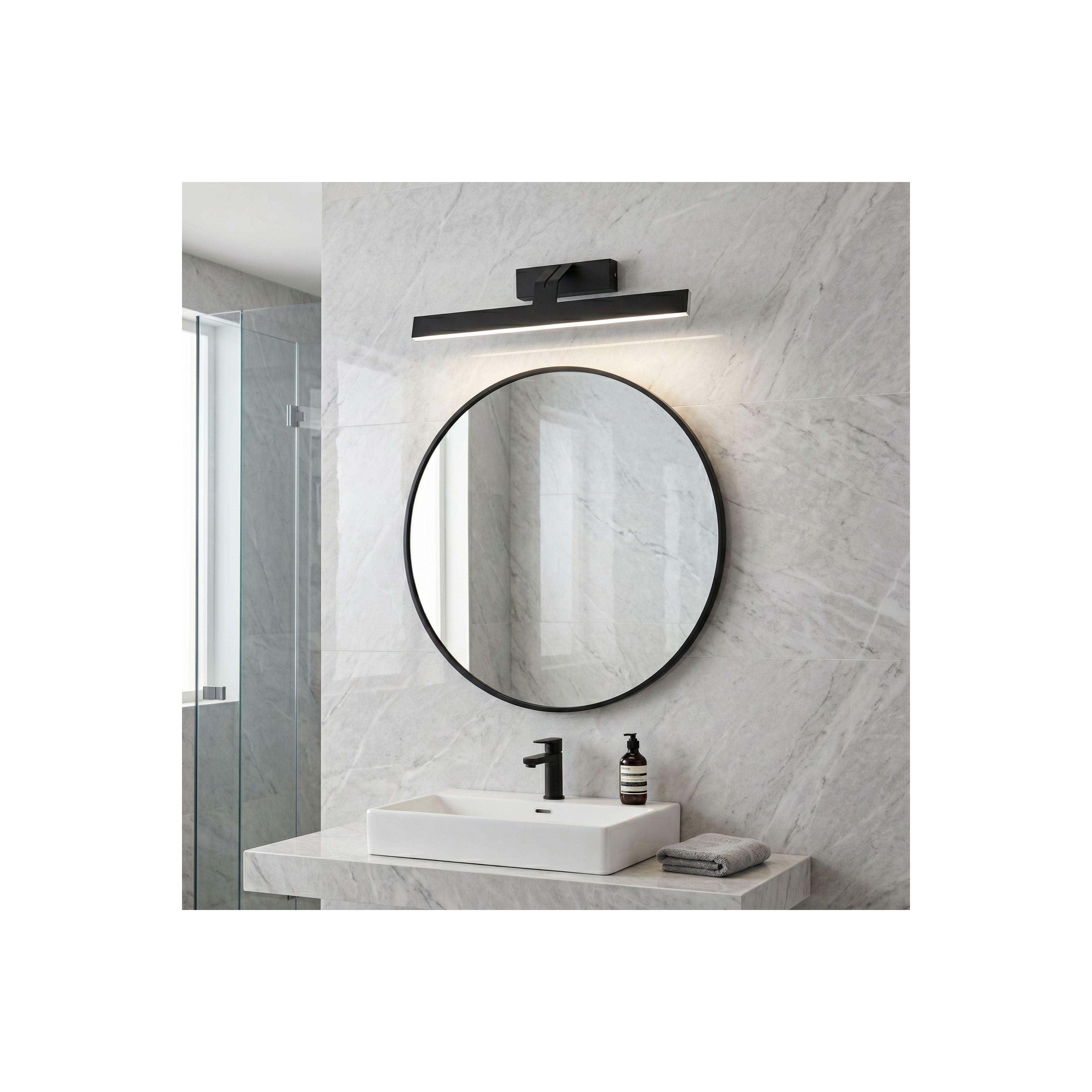 Bad LED-Wandleuchte SWE010-1W 43cm BLACK