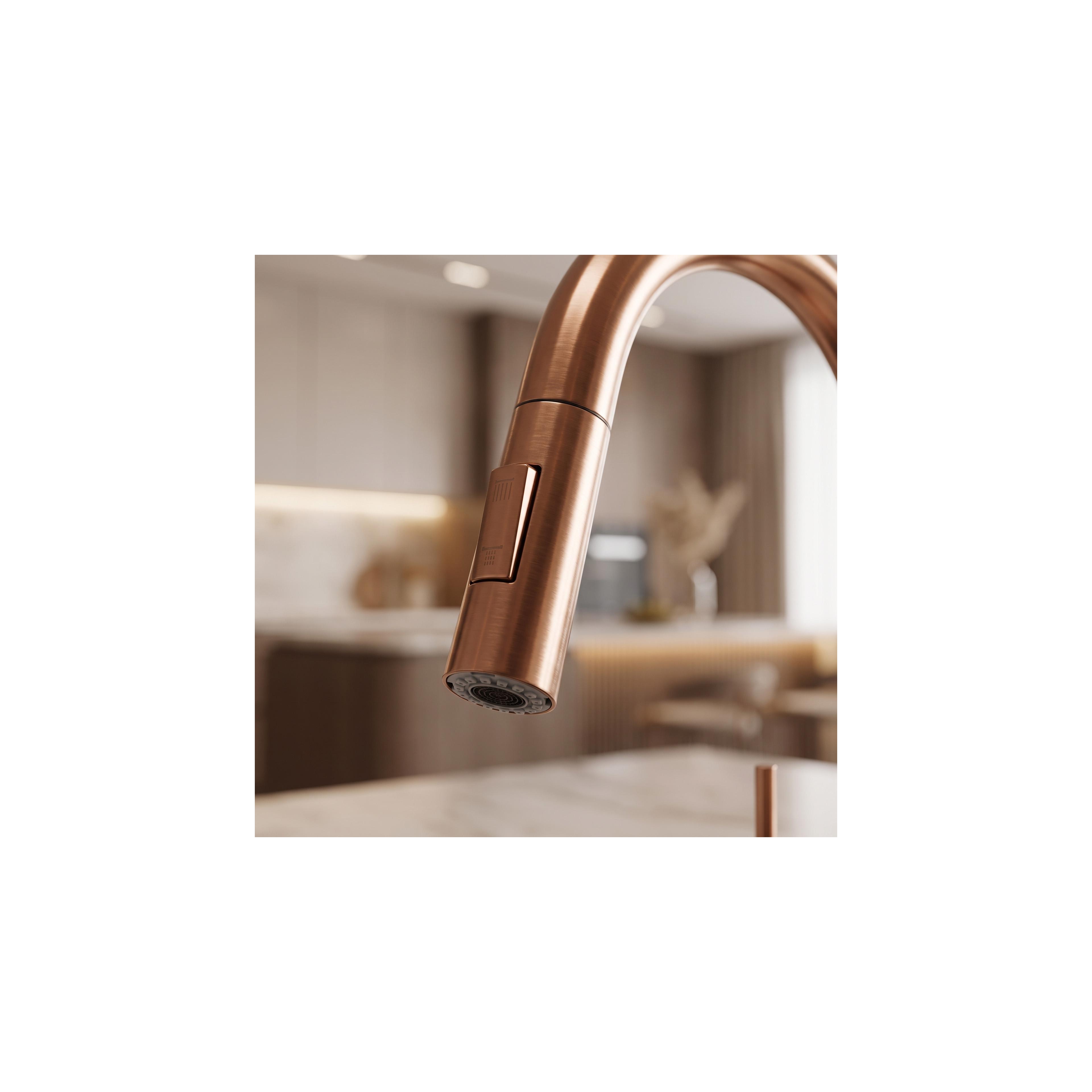 Luftauslass mit Perlator für Küchenarmatur REA Fresh Brush Copper