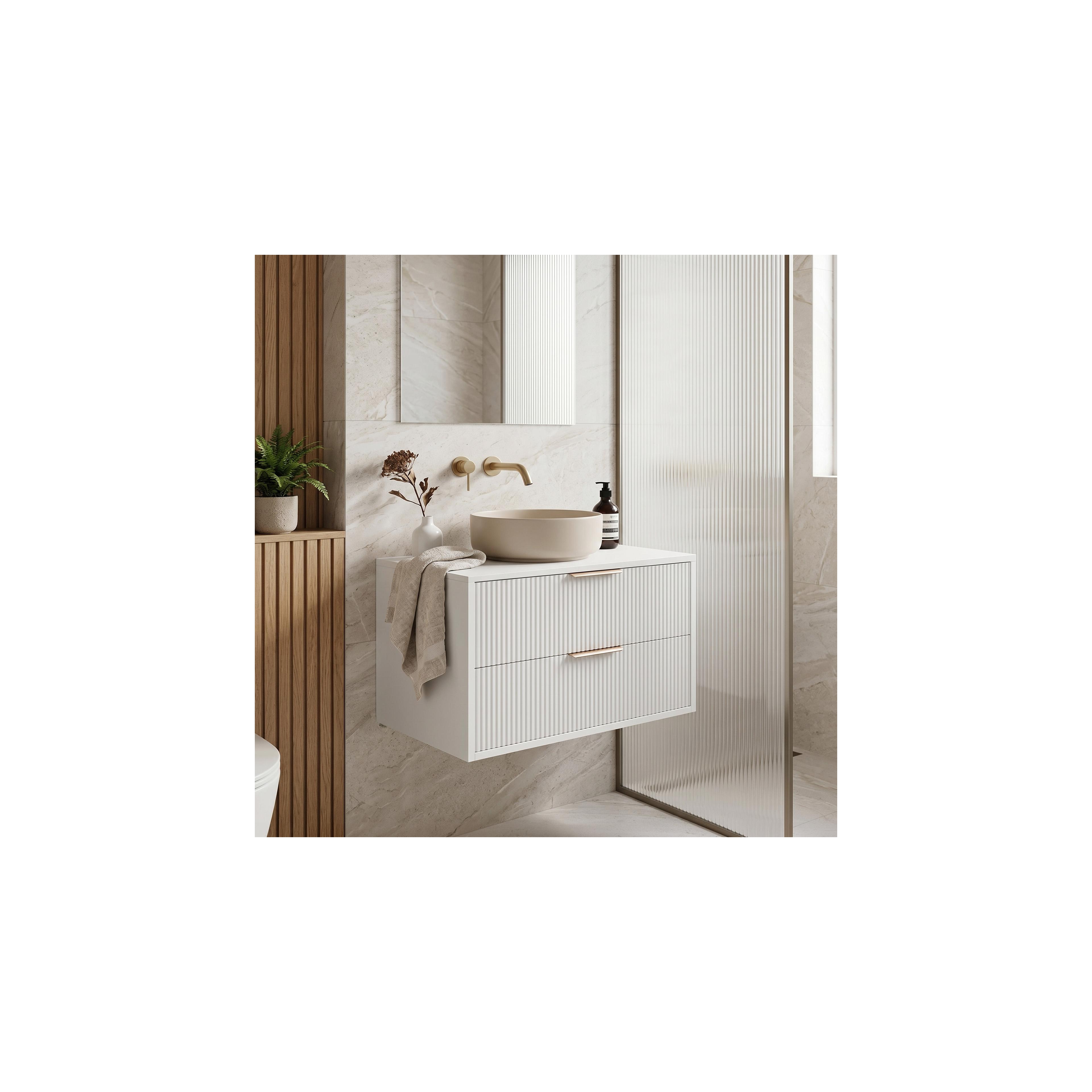Waschtischunterschrank Rea Mono 80cm White