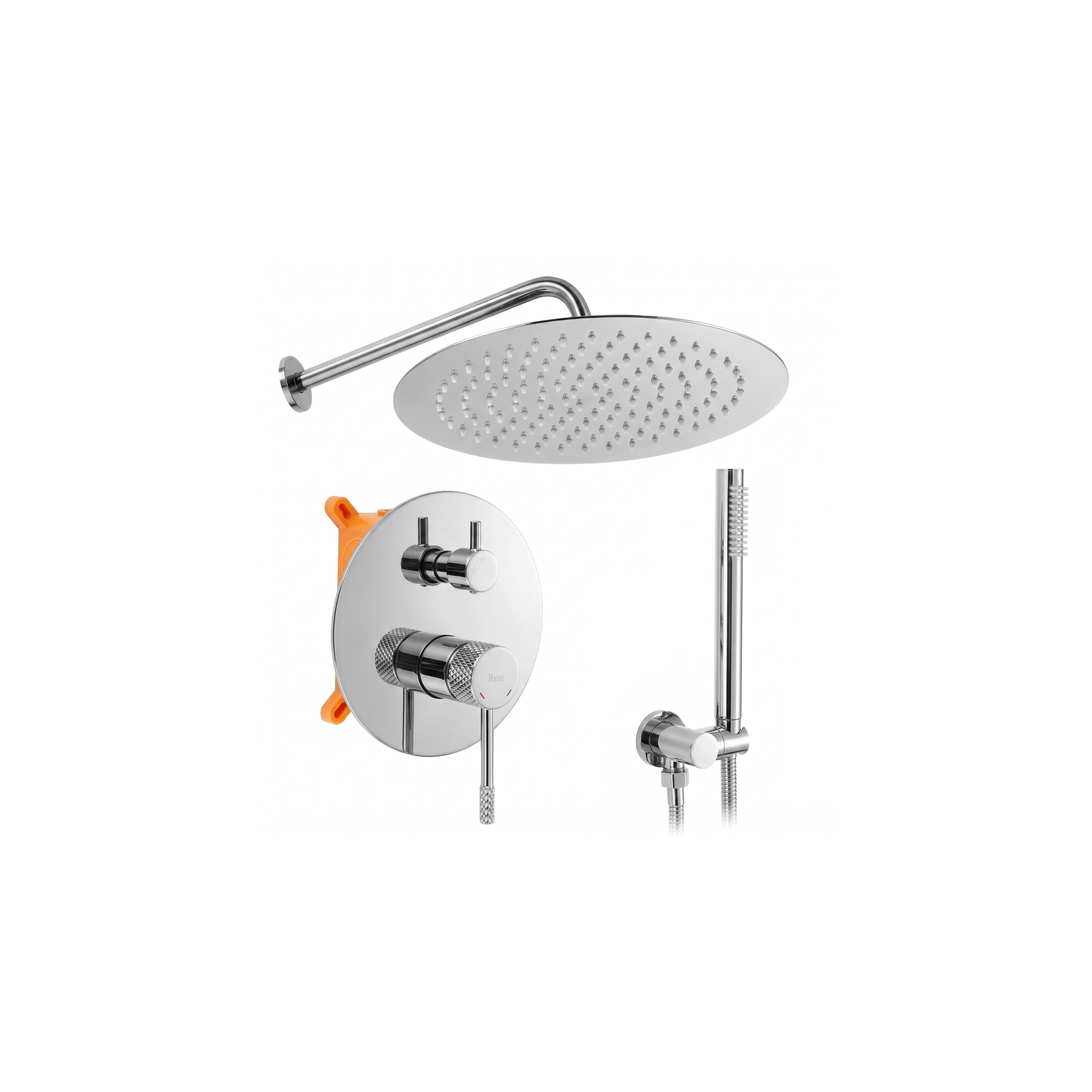 Unterputz Duschset Rea Lungo Diamond Chrome + BOX