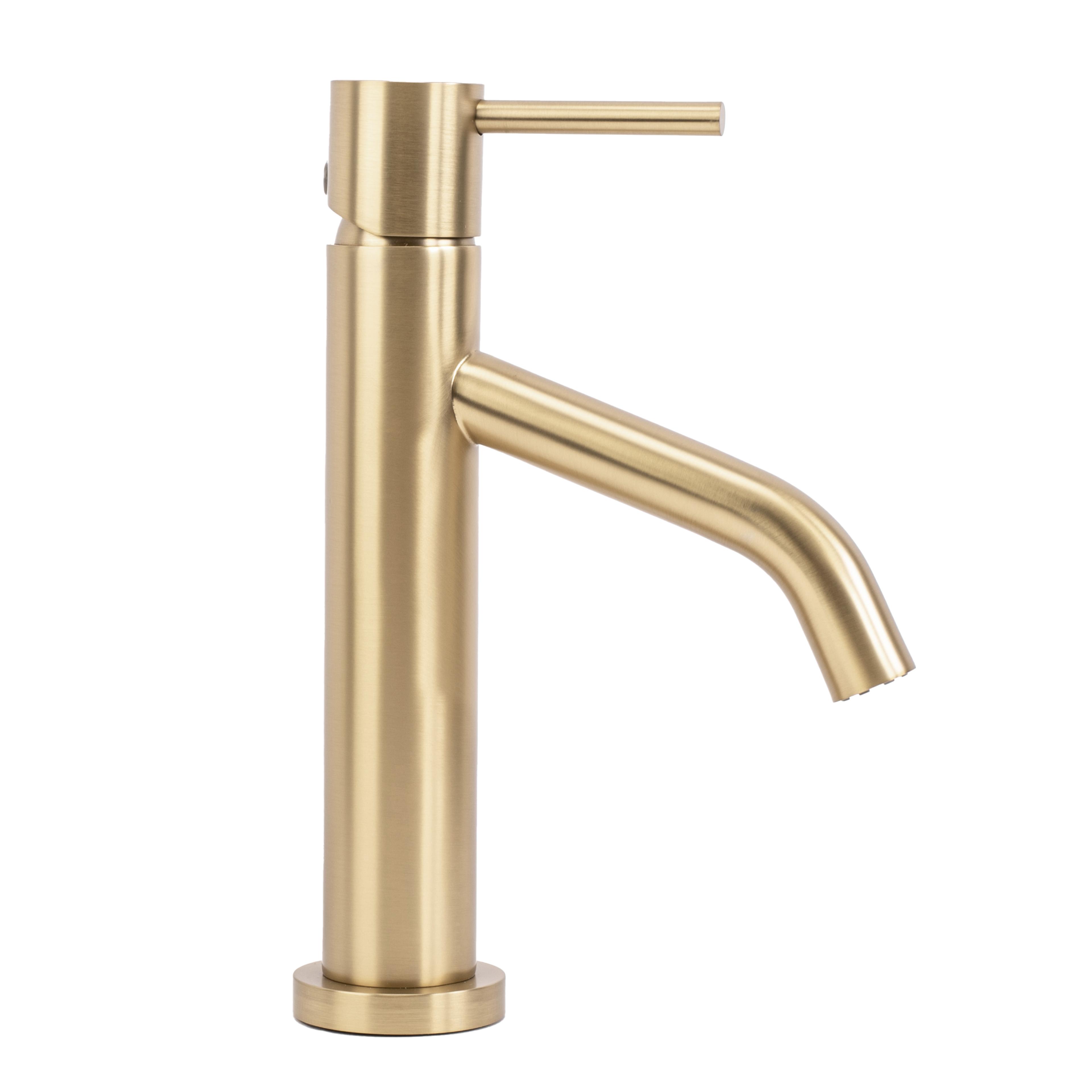 Waschbeckenarmatur Rea Level Brush Gold