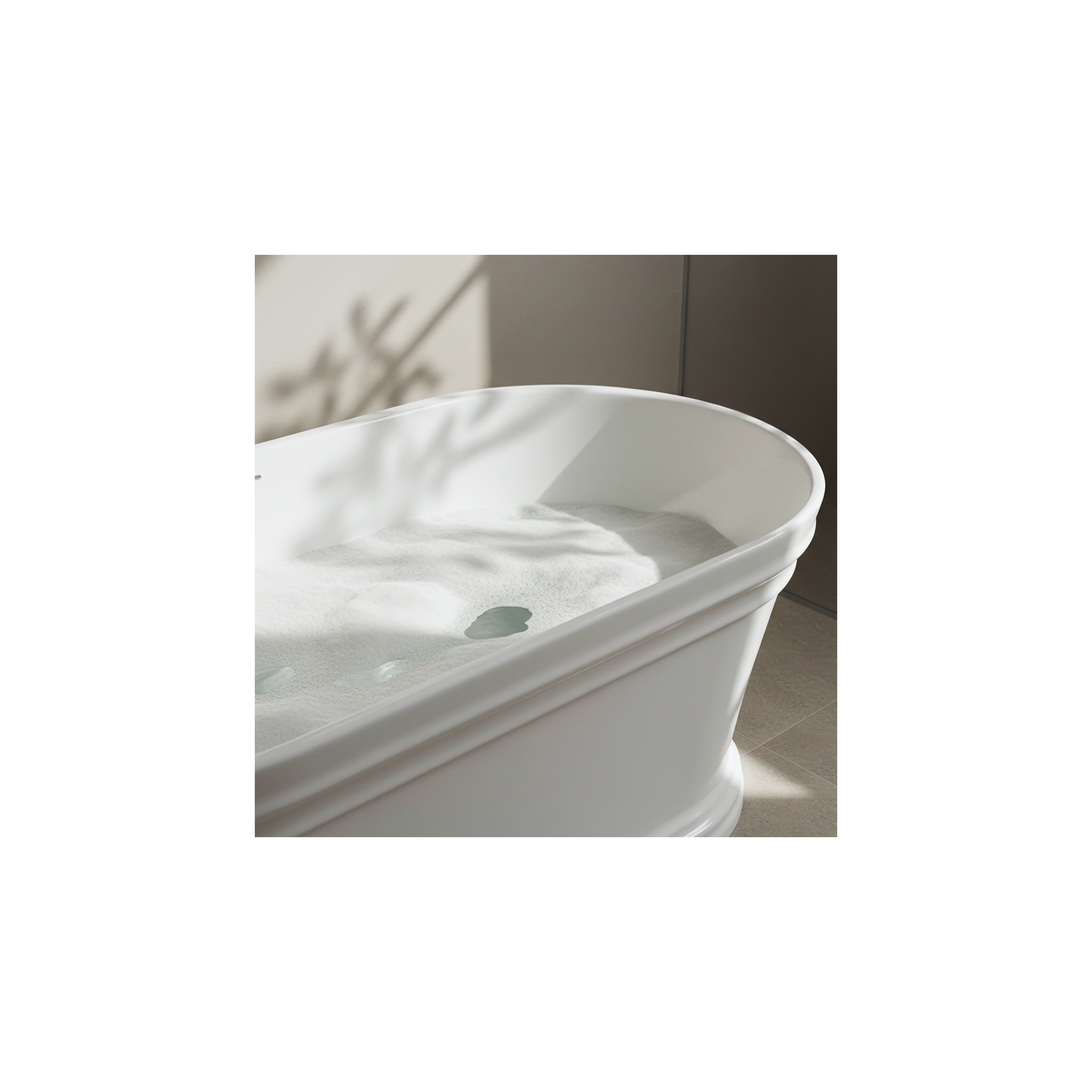 Freistehende Acrylbadewanne Olivia 170