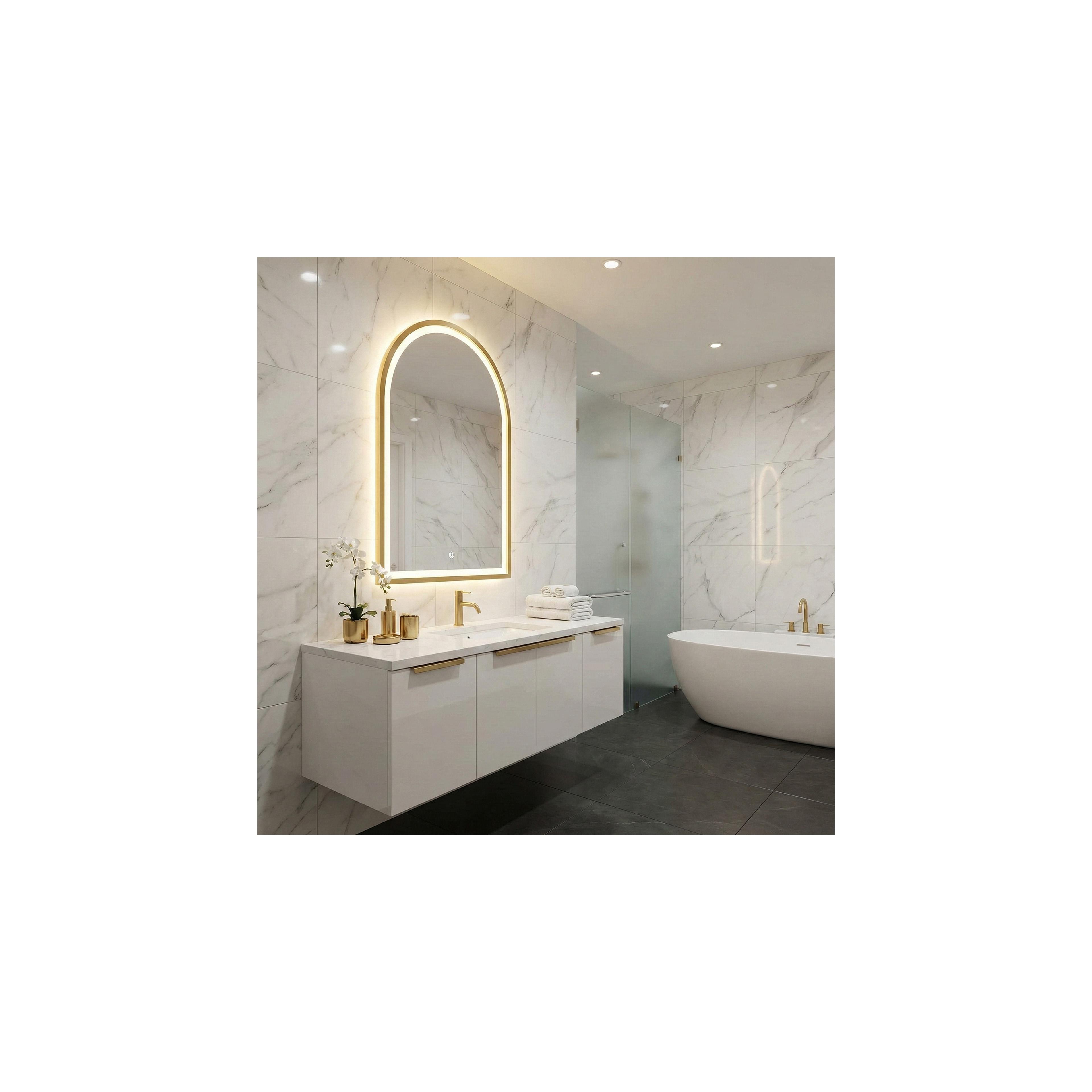 Mirror LED 60x100cm DART GOLD