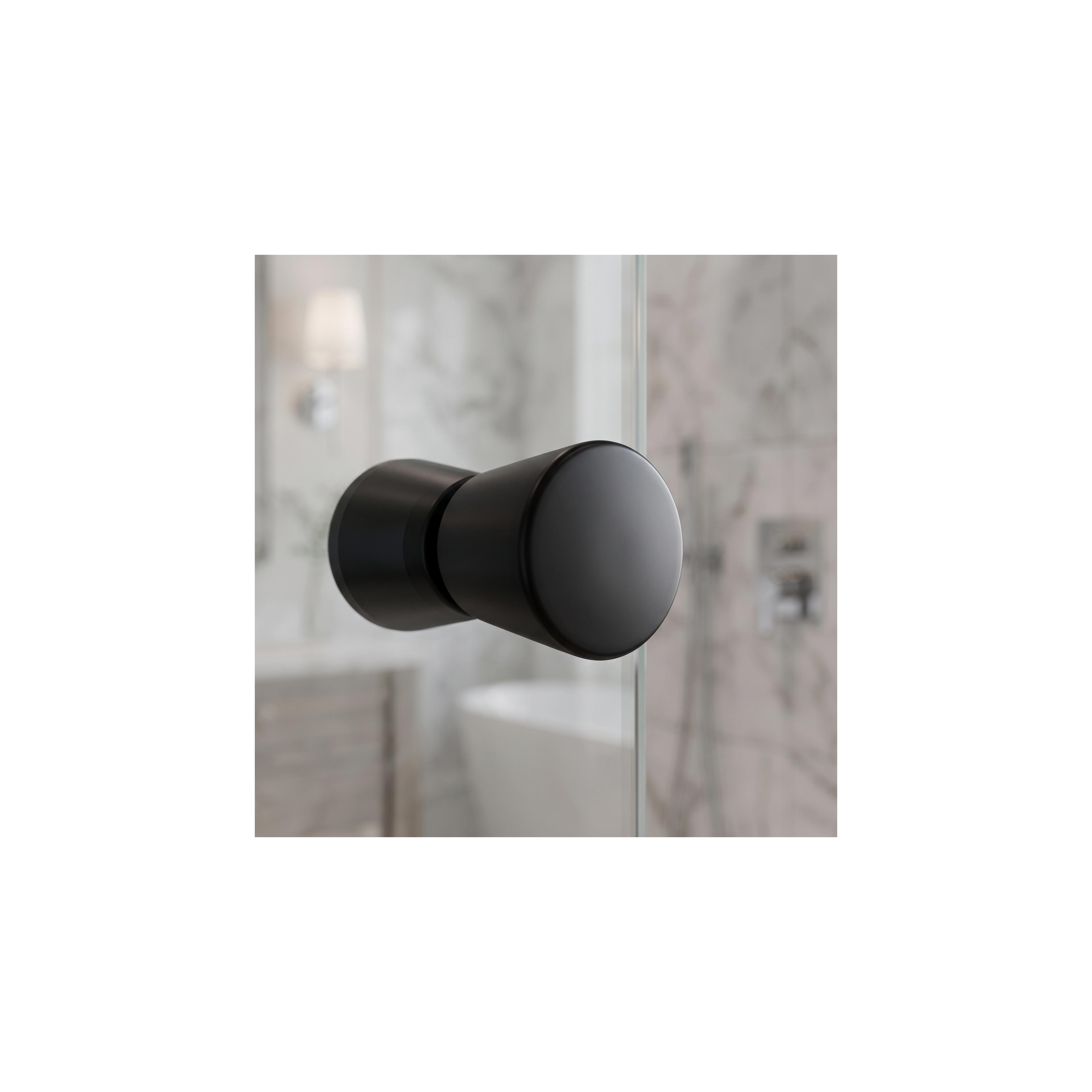 Shower door handle Rea 03 Black