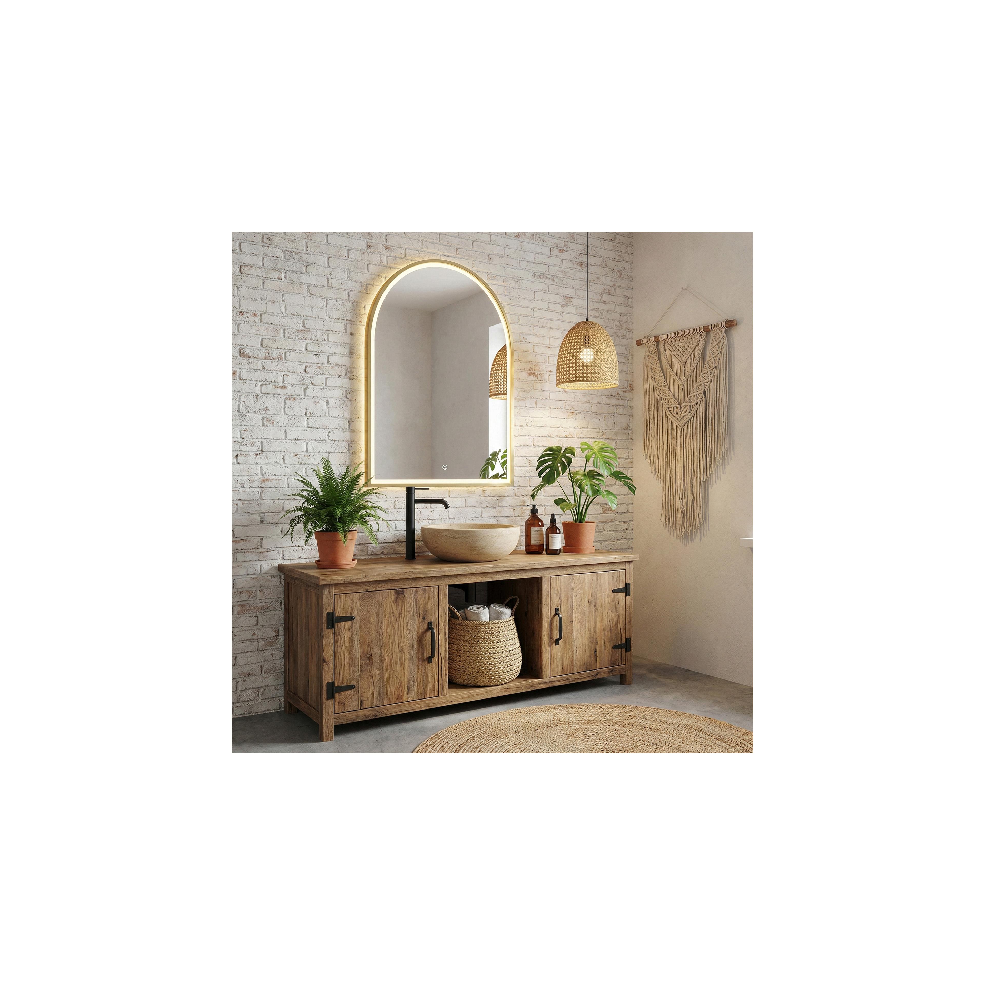 Mirror LED 60x100cm DART GOLD