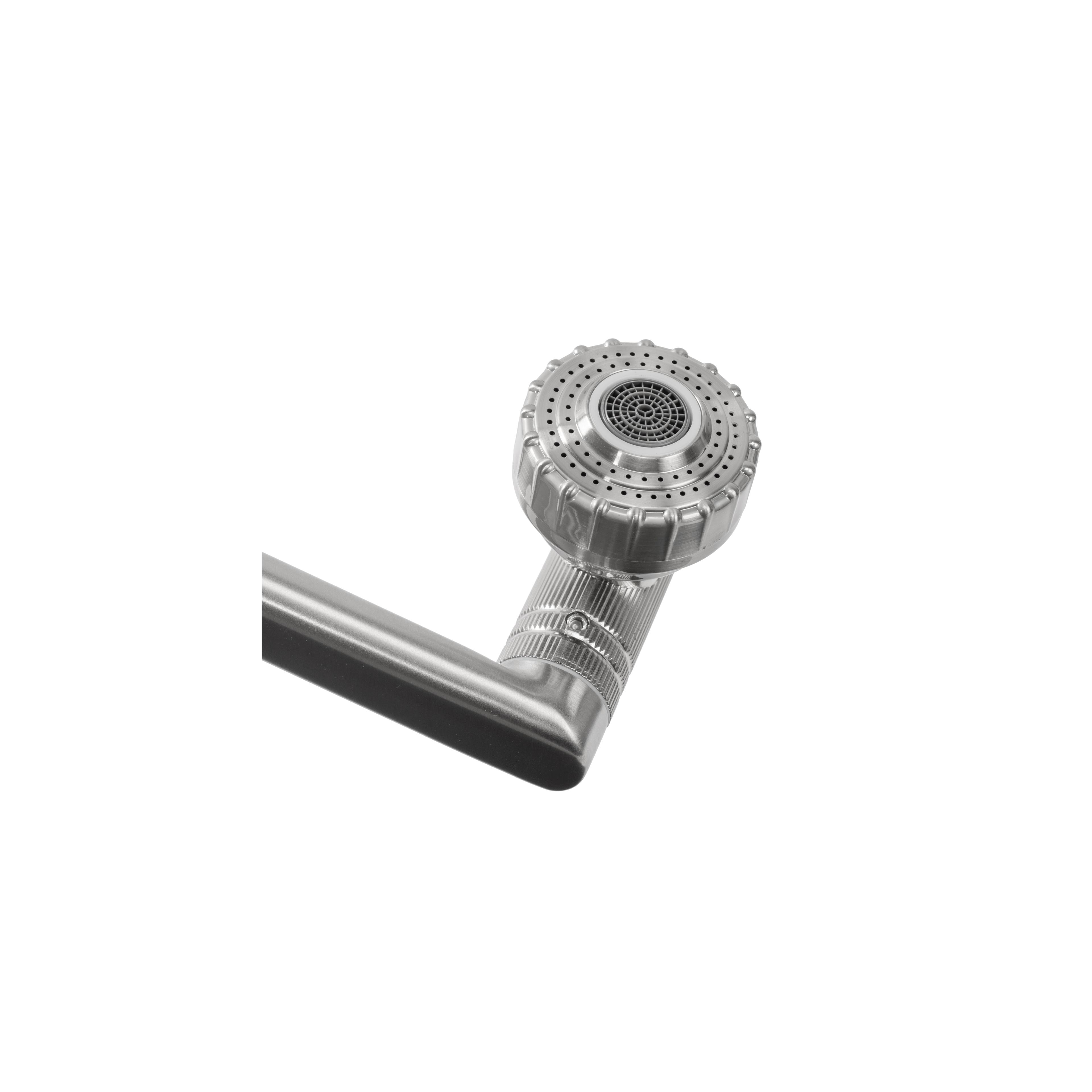 Waschbeckenarmatur Rea PACO Nickel Brush INOX High