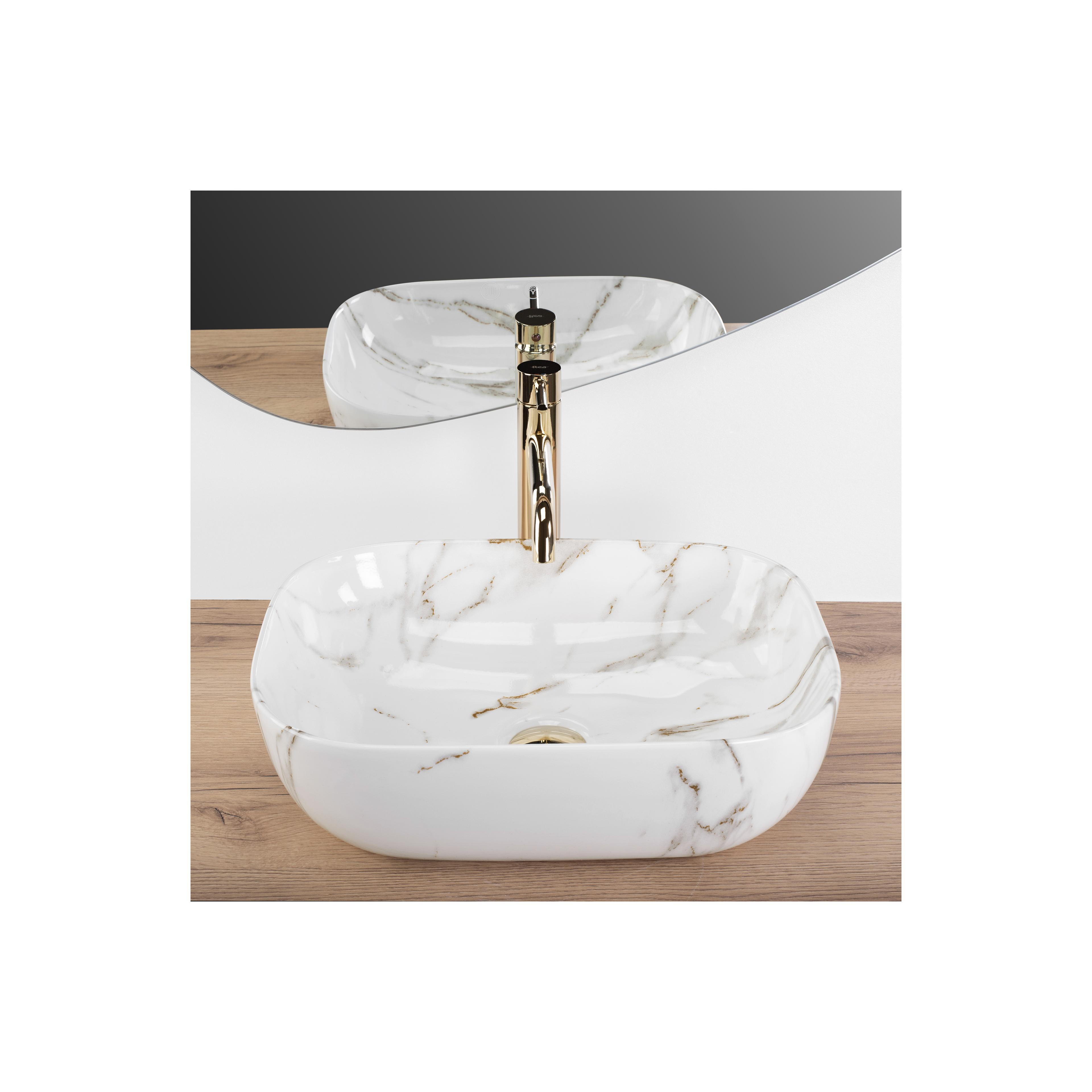 Countertop Basin Rea Belinda Aiax Marble